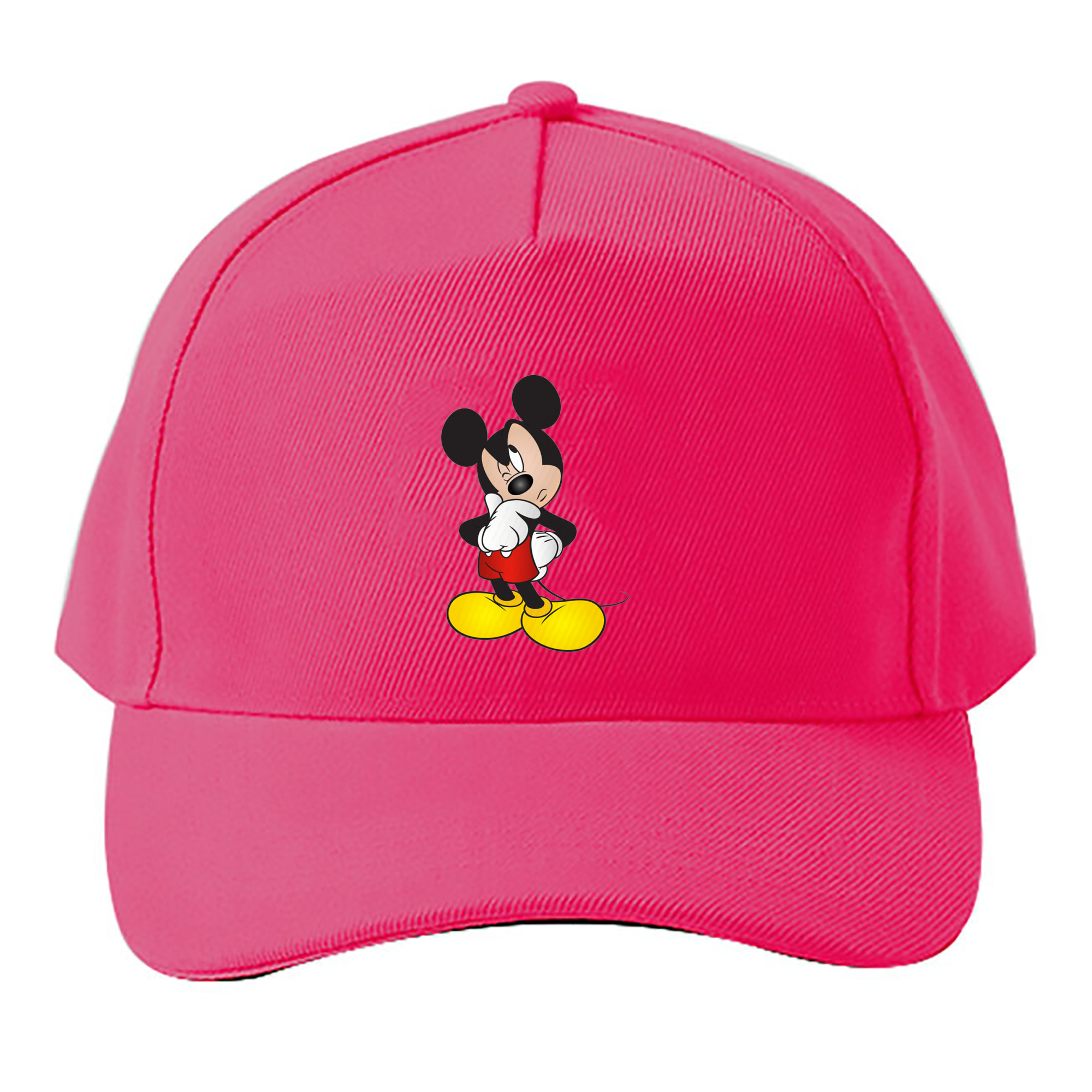 （画像用） ミッキーマウス Mickey Mouse ベースボールキャップ 綿100％ 男女兼用 帽子 スポーツ