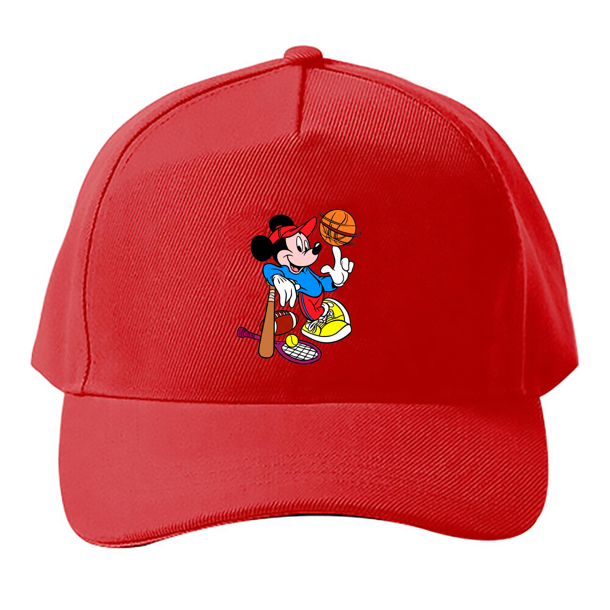 （画像用） ミッキーマウス Mickey Mouse ベースボールキャップ 綿100％ 男女兼用 帽子 スポーツ