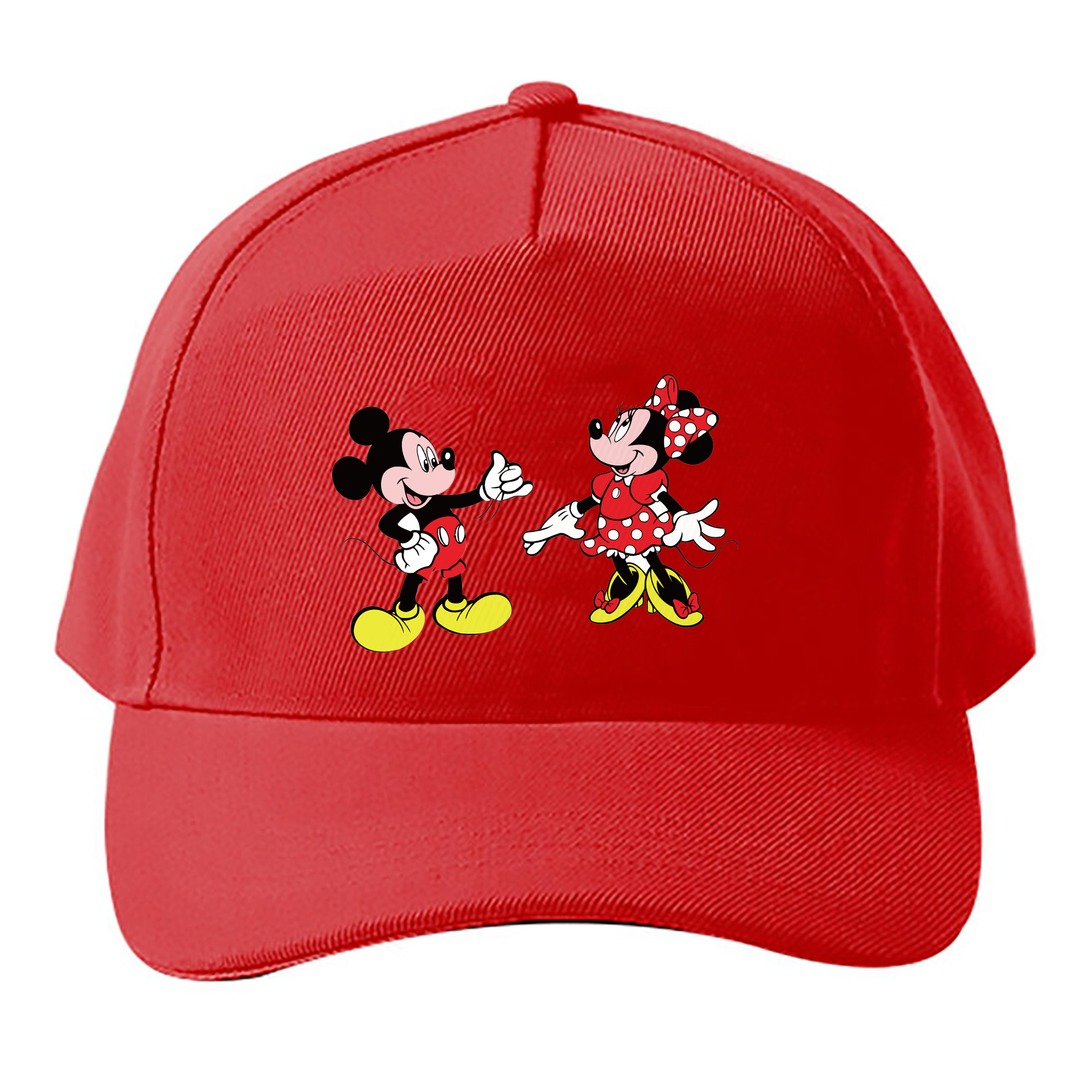 （画像用） ミッキーマウス Mickey Mouse ベースボールキャップ 綿100％ 男女兼用 帽子 スポーツ