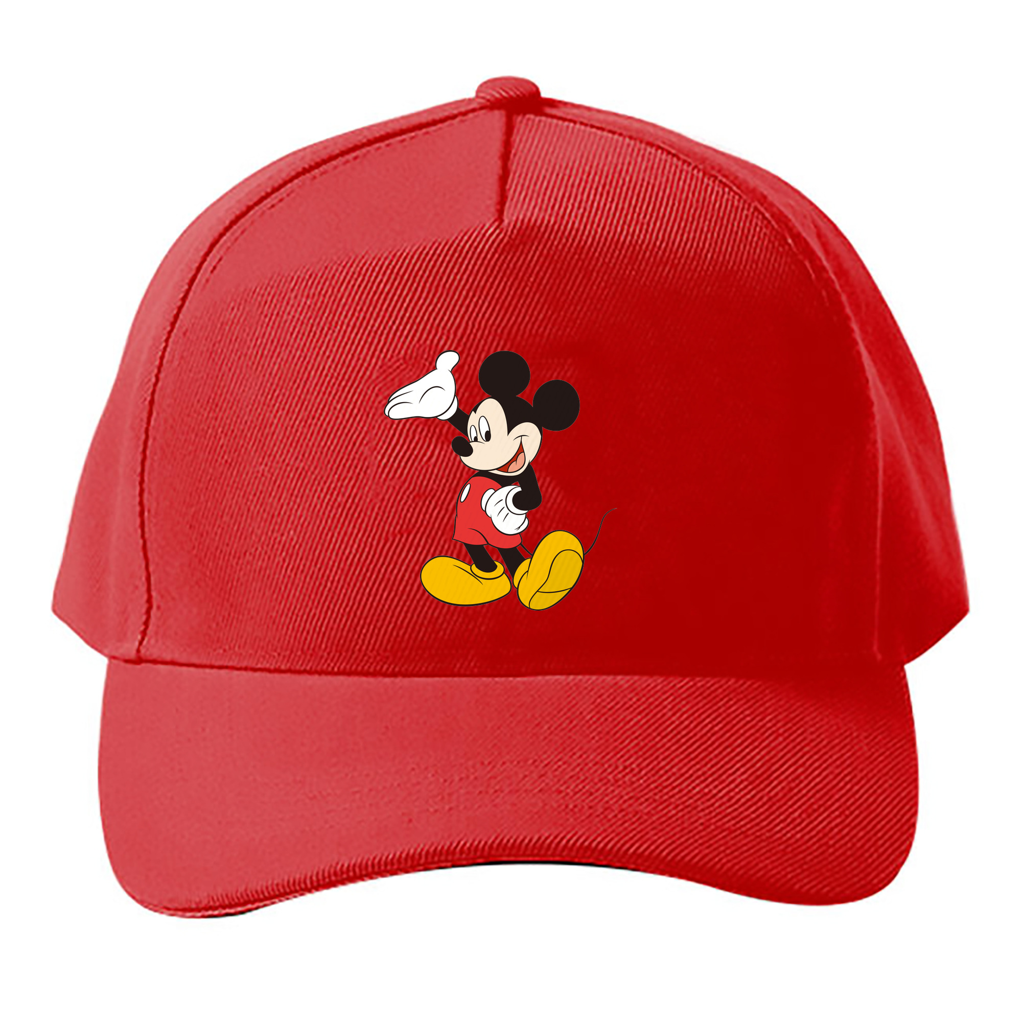 （画像用） ミッキーマウス Mickey Mouse ベースボールキャップ 綿100％ 男女兼用 帽子 スポーツ