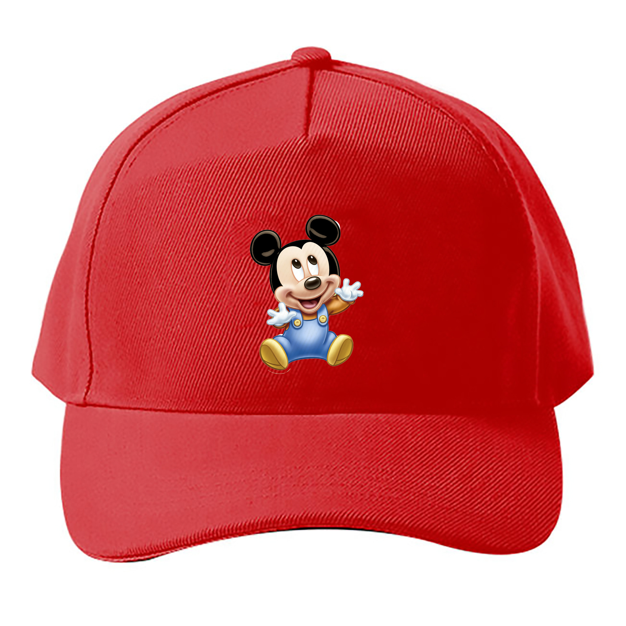 （画像用） ミッキーマウス Mickey Mouse ベースボールキャップ 綿100％ 男女兼用 帽子 スポーツ