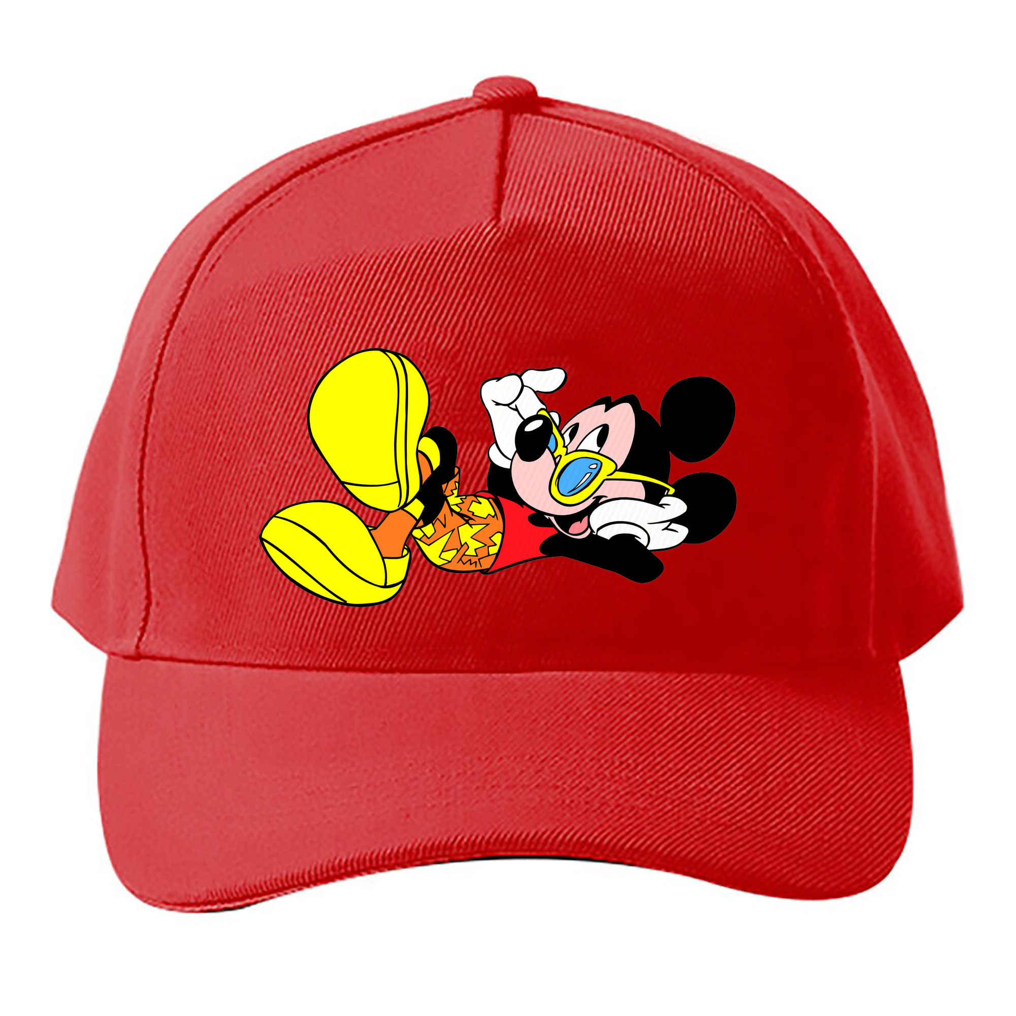 （画像用） ミッキーマウス Mickey Mouse ベースボールキャップ 綿100％ 男女兼用 帽子 スポーツ