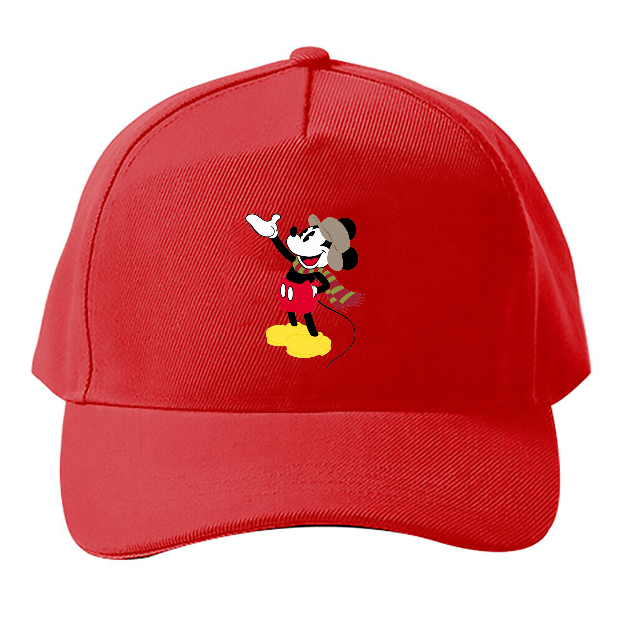 （画像用） ミッキーマウス Mickey Mouse ベースボールキャップ 綿100％ 男女兼用 帽子 スポーツ