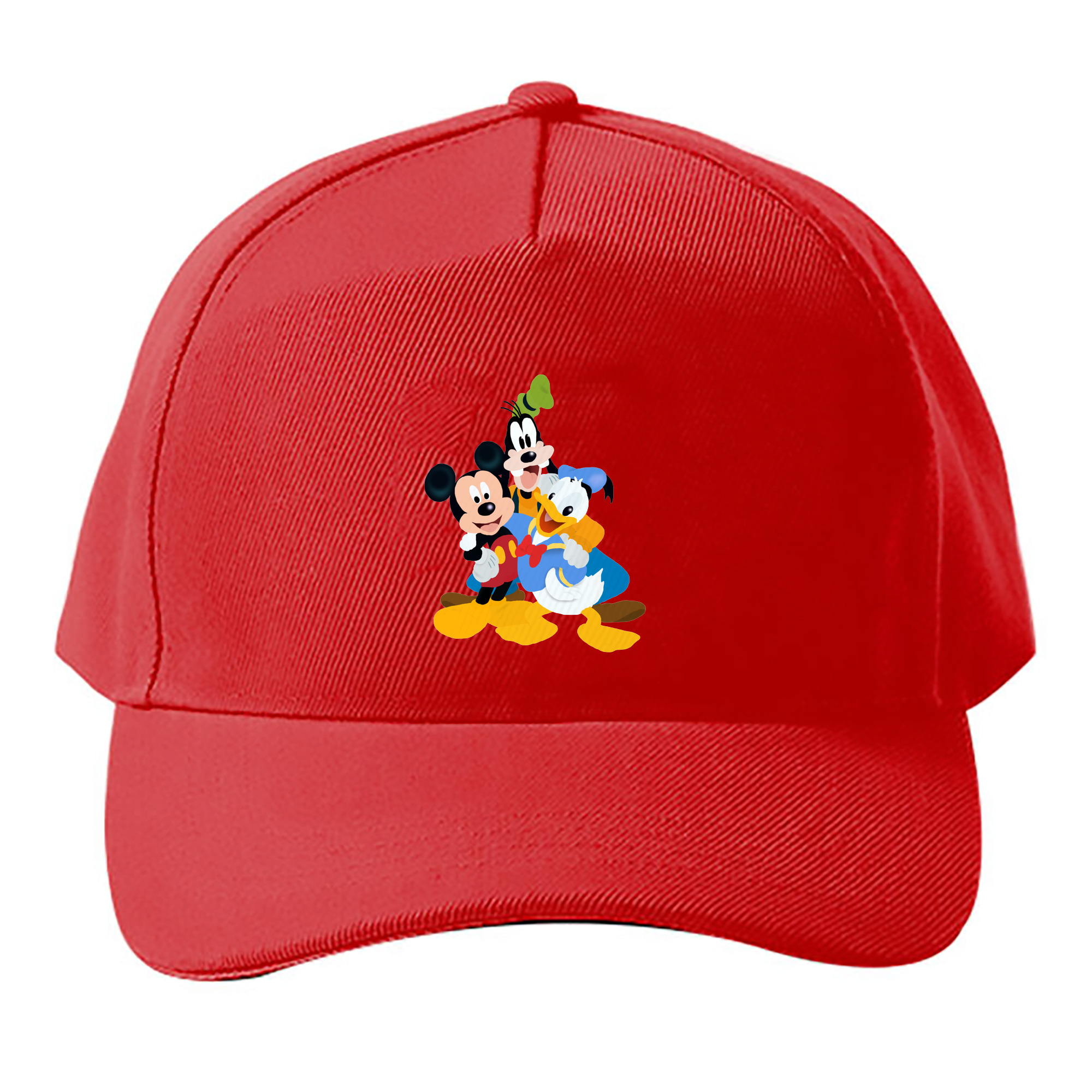 （画像用） ミッキーマウス Mickey Mouse ベースボールキャップ 綿100％ 男女兼用 帽子 スポーツ