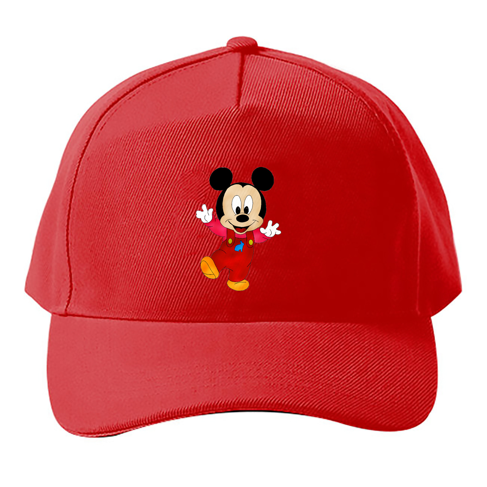 （画像用） ミッキーマウス Mickey Mouse ベースボールキャップ 綿100％ 男女兼用 帽子 スポーツ