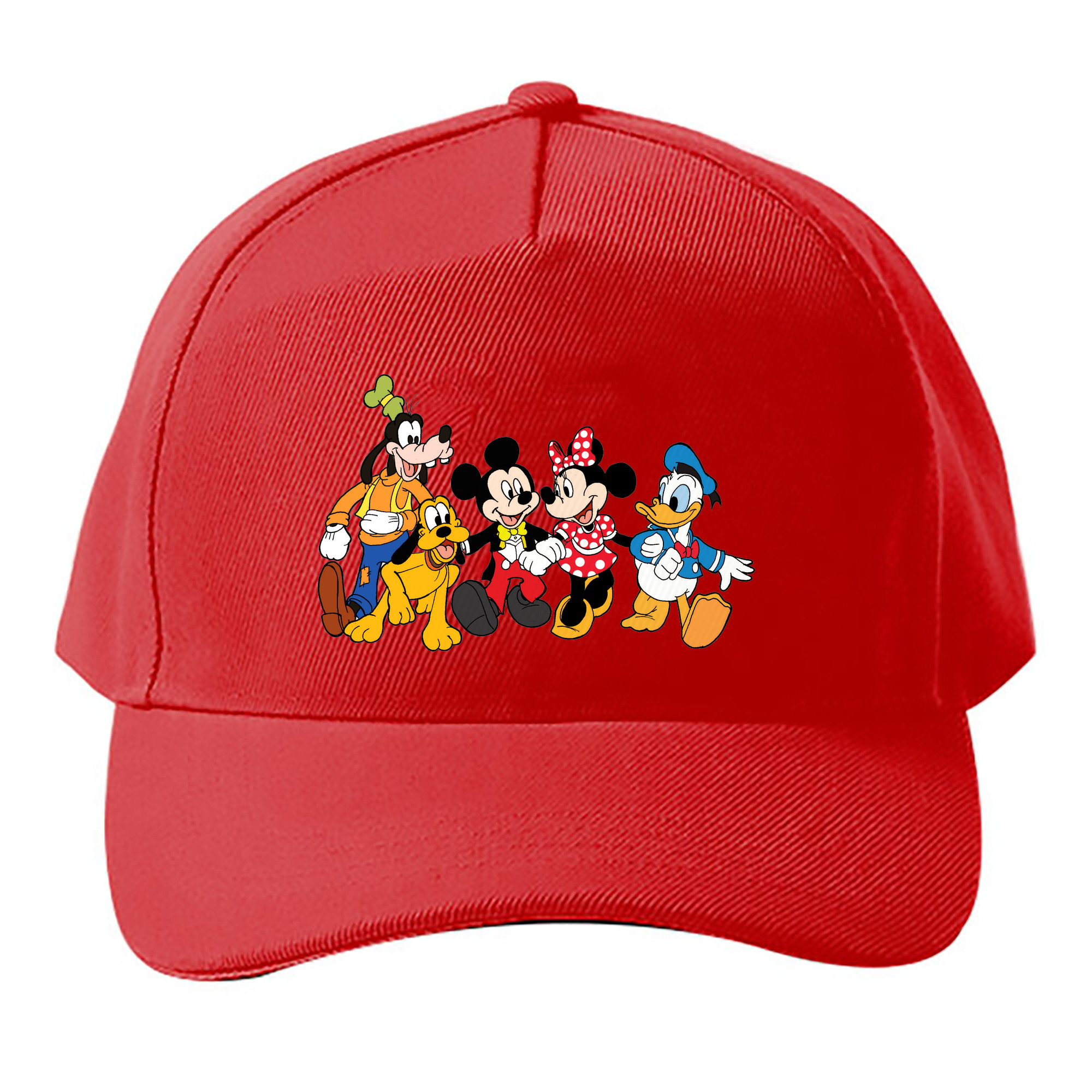 （画像用） ミッキーマウス Mickey Mouse ベースボールキャップ 綿100％ 男女兼用 帽子 スポーツ