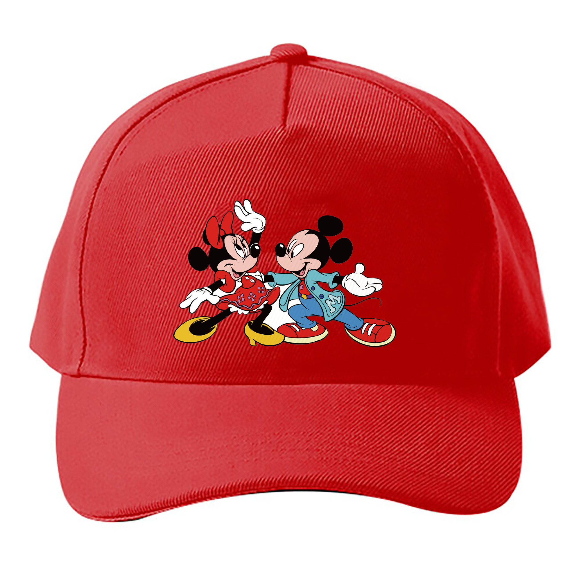 （画像用） ミッキーマウス Mickey Mouse ベースボールキャップ 綿100％ 男女兼用 帽子 スポーツ