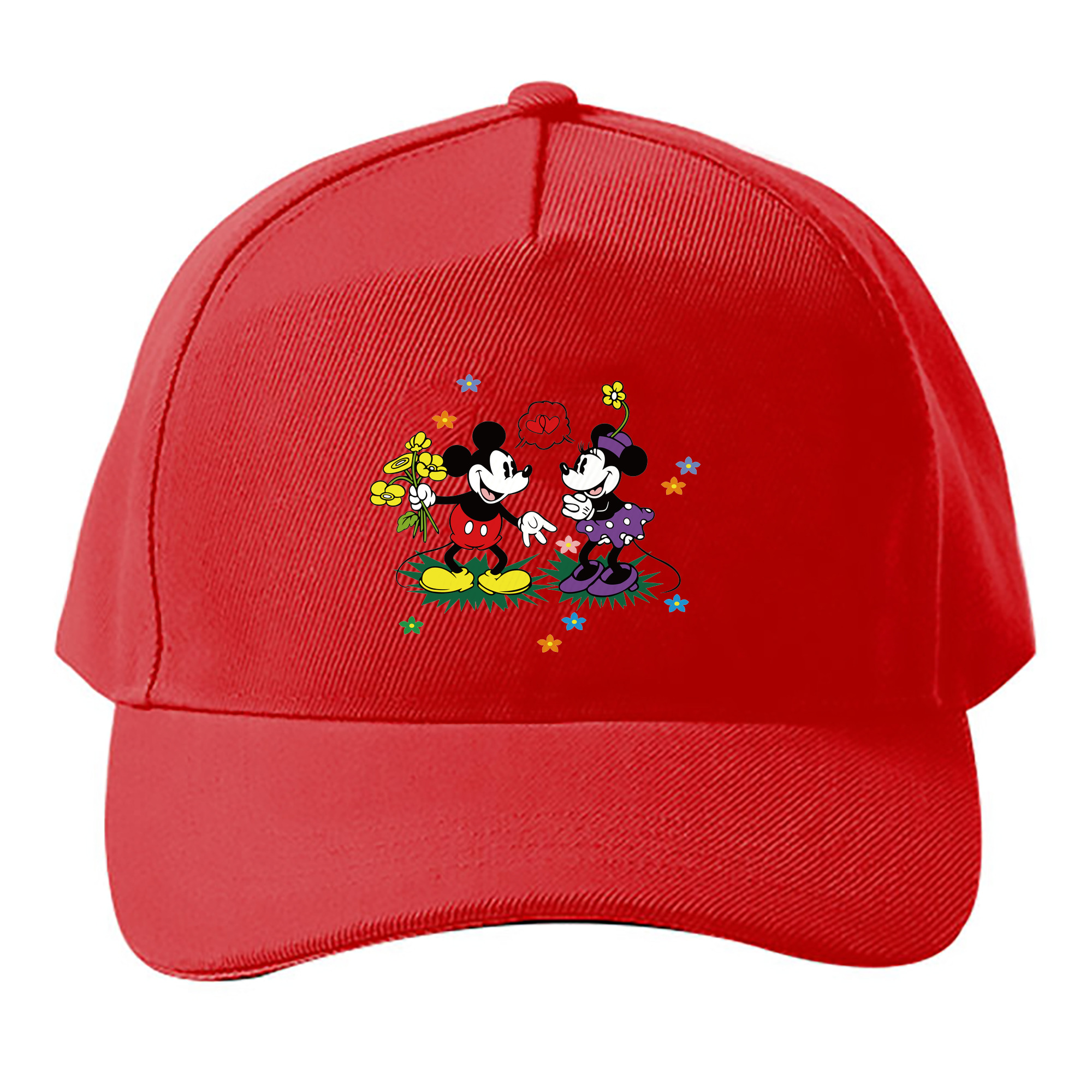 （画像用） ミッキーマウス Mickey Mouse ベースボールキャップ 綿100％ 男女兼用 帽子 スポーツ