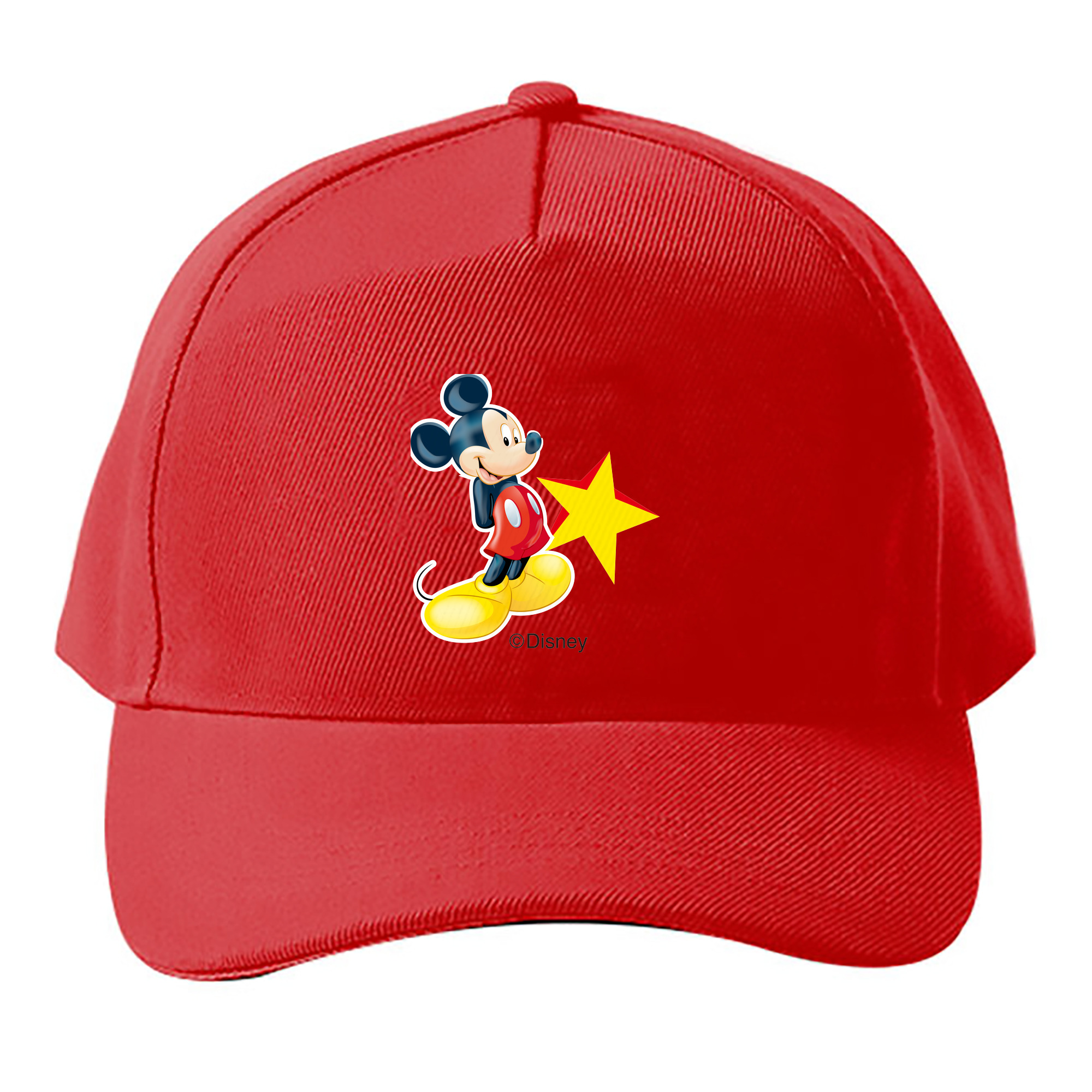 （画像用） ミッキーマウス Mickey Mouse ベースボールキャップ 綿100％ 男女兼用 帽子 スポーツ