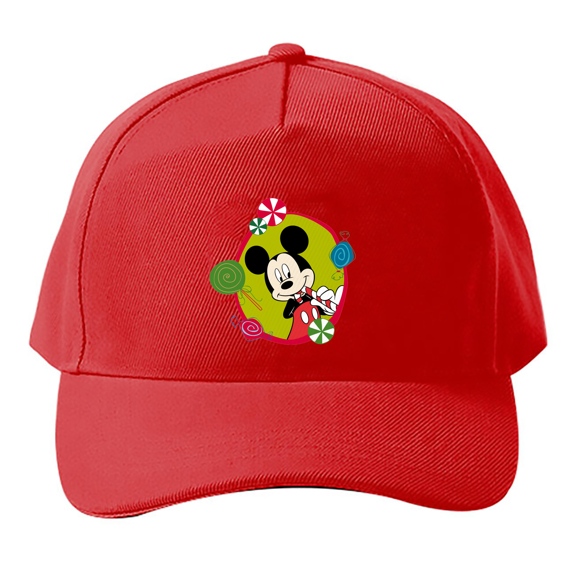 （画像用） ミッキーマウス Mickey Mouse ベースボールキャップ 綿100％ 男女兼用 帽子 スポーツ