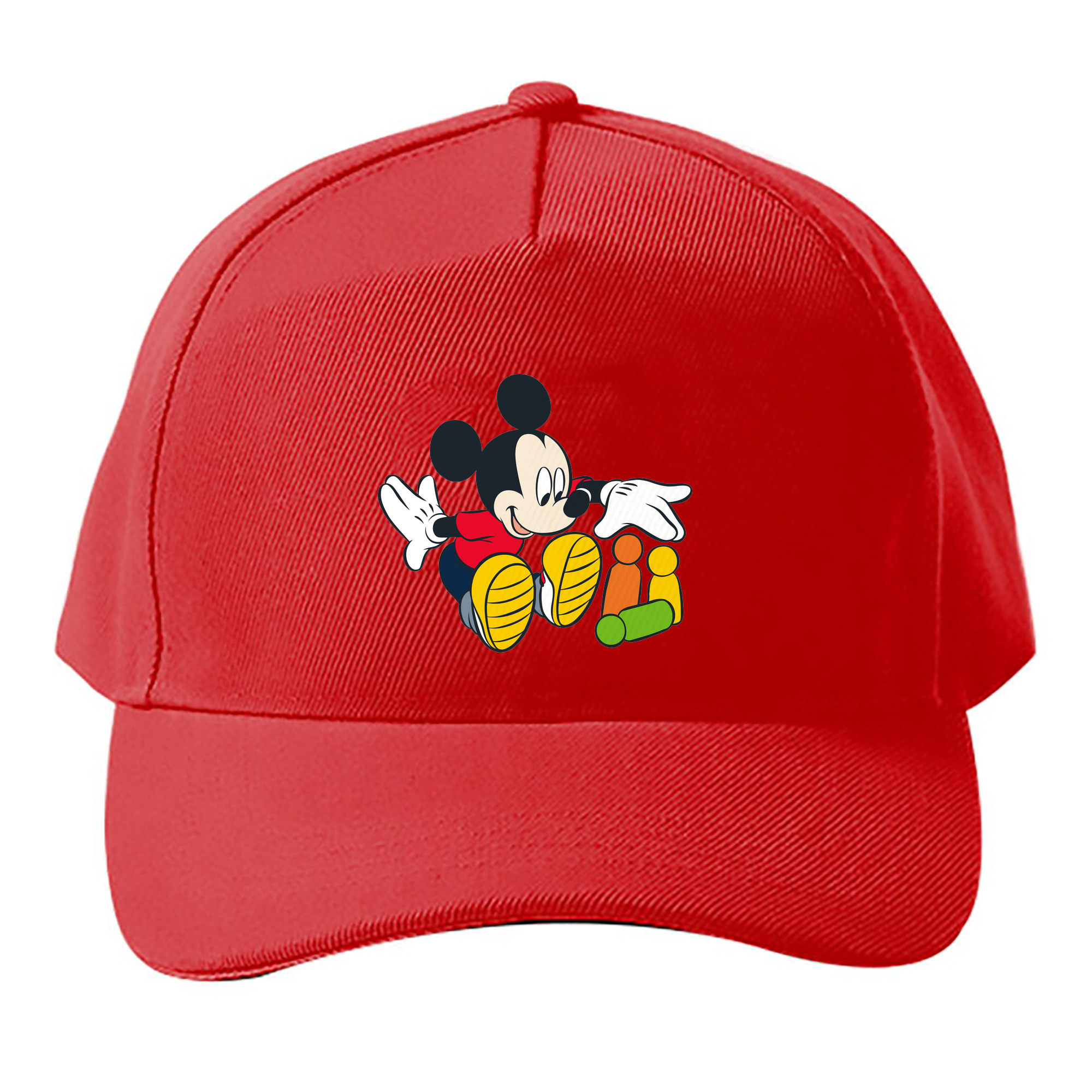 （画像用） ミッキーマウス Mickey Mouse ベースボールキャップ 綿100％ 男女兼用 帽子 スポーツ