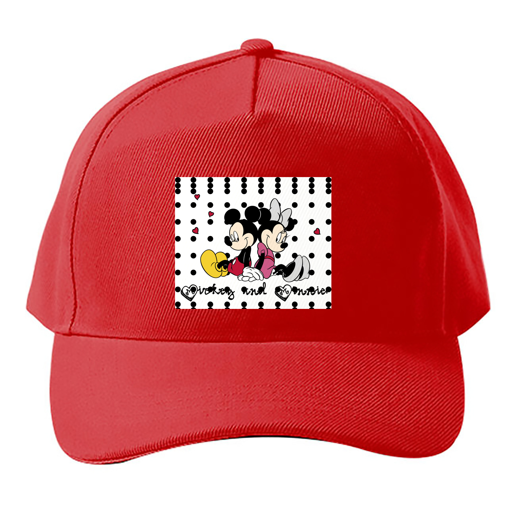 （画像用） ミッキーマウス Mickey Mouse ベースボールキャップ 綿100％ 男女兼用 帽子 スポーツ
