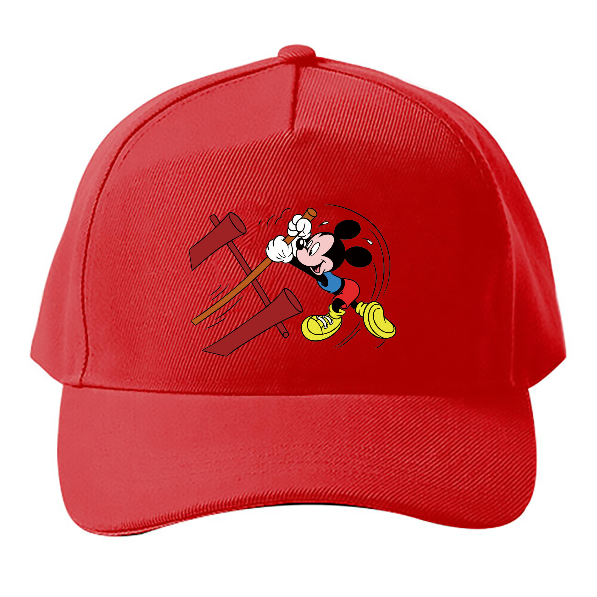 （画像用） ミッキーマウス Mickey Mouse ベースボールキャップ 綿100％ 男女兼用 帽子 スポーツ