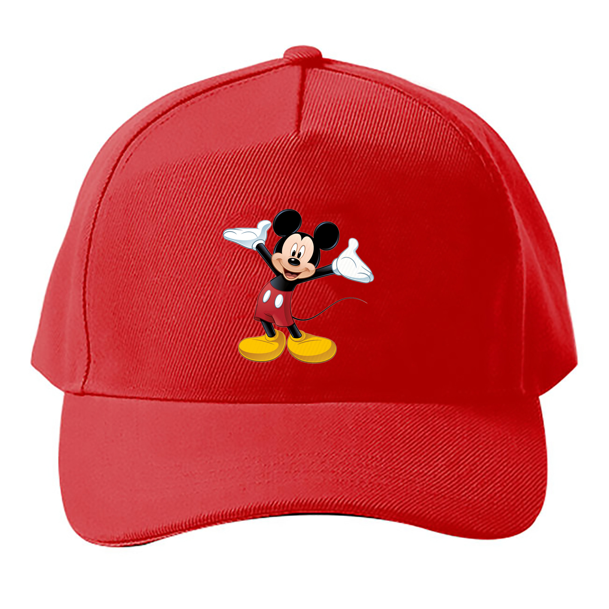 （画像用） ミッキーマウス Mickey Mouse ベースボールキャップ 綿100％ 男女兼用 帽子 スポーツ