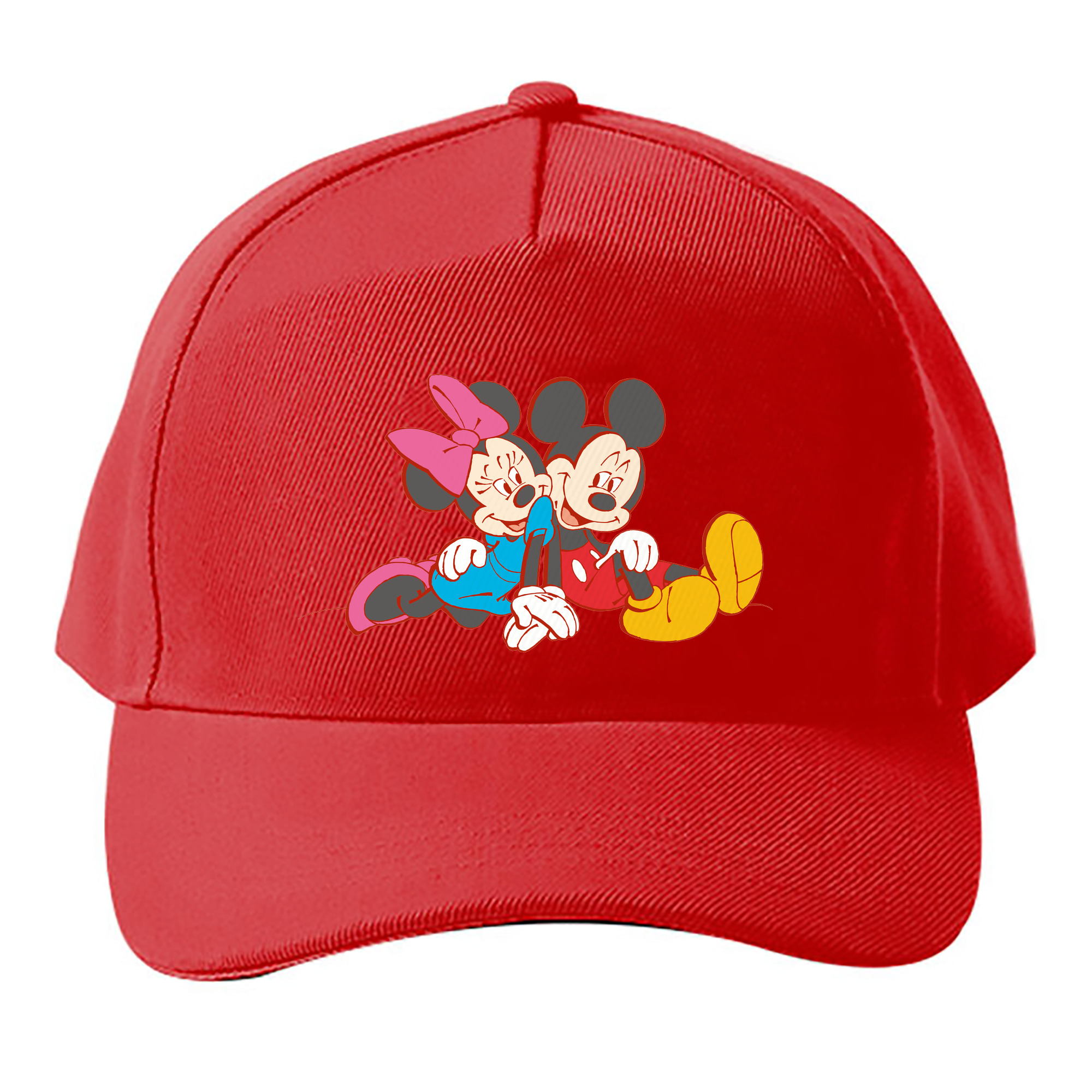（画像用） ミッキーマウス Mickey Mouse ベースボールキャップ 綿100％ 男女兼用 帽子 スポーツ