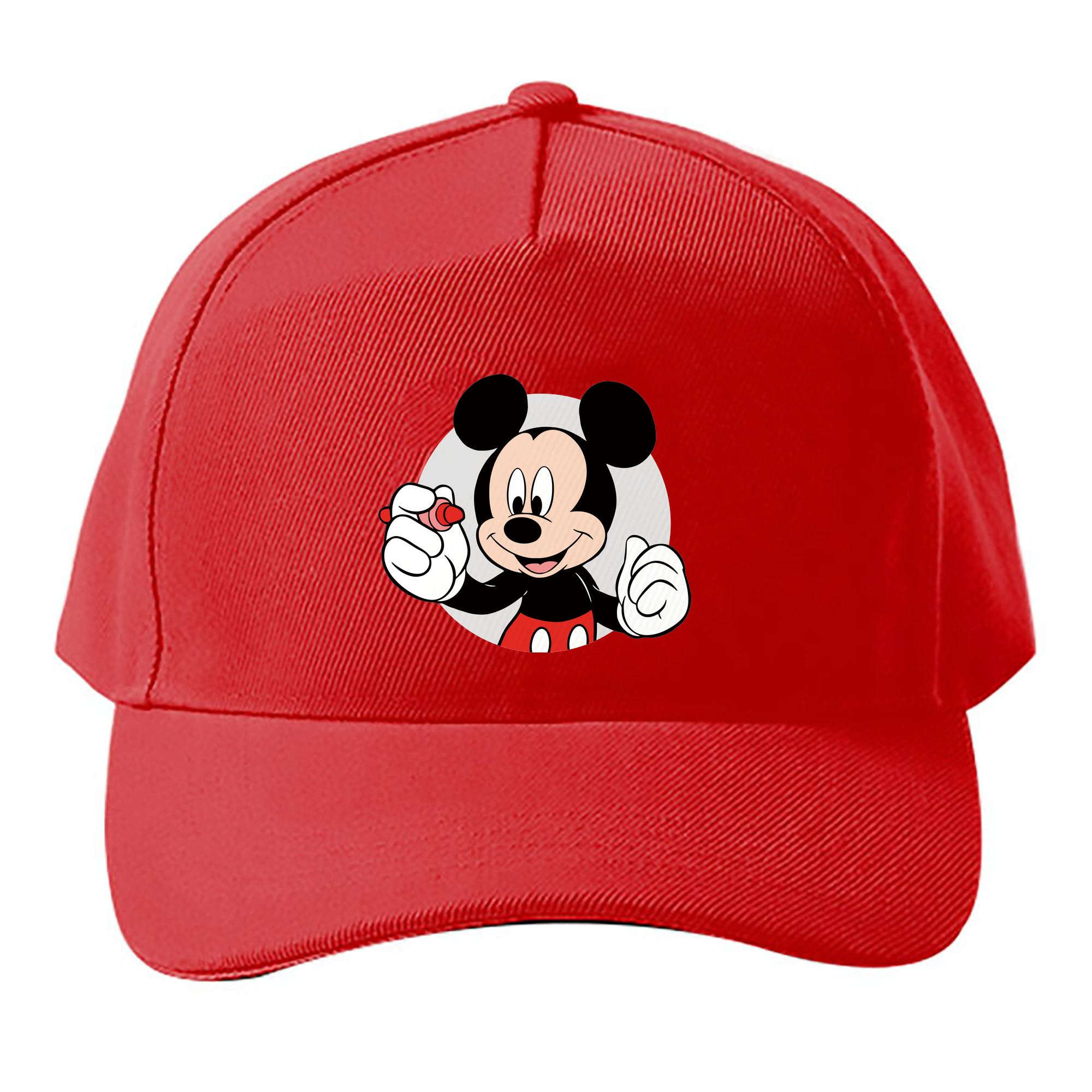（画像用） ミッキーマウス Mickey Mouse ベースボールキャップ 綿100％ 男女兼用 帽子 スポーツ