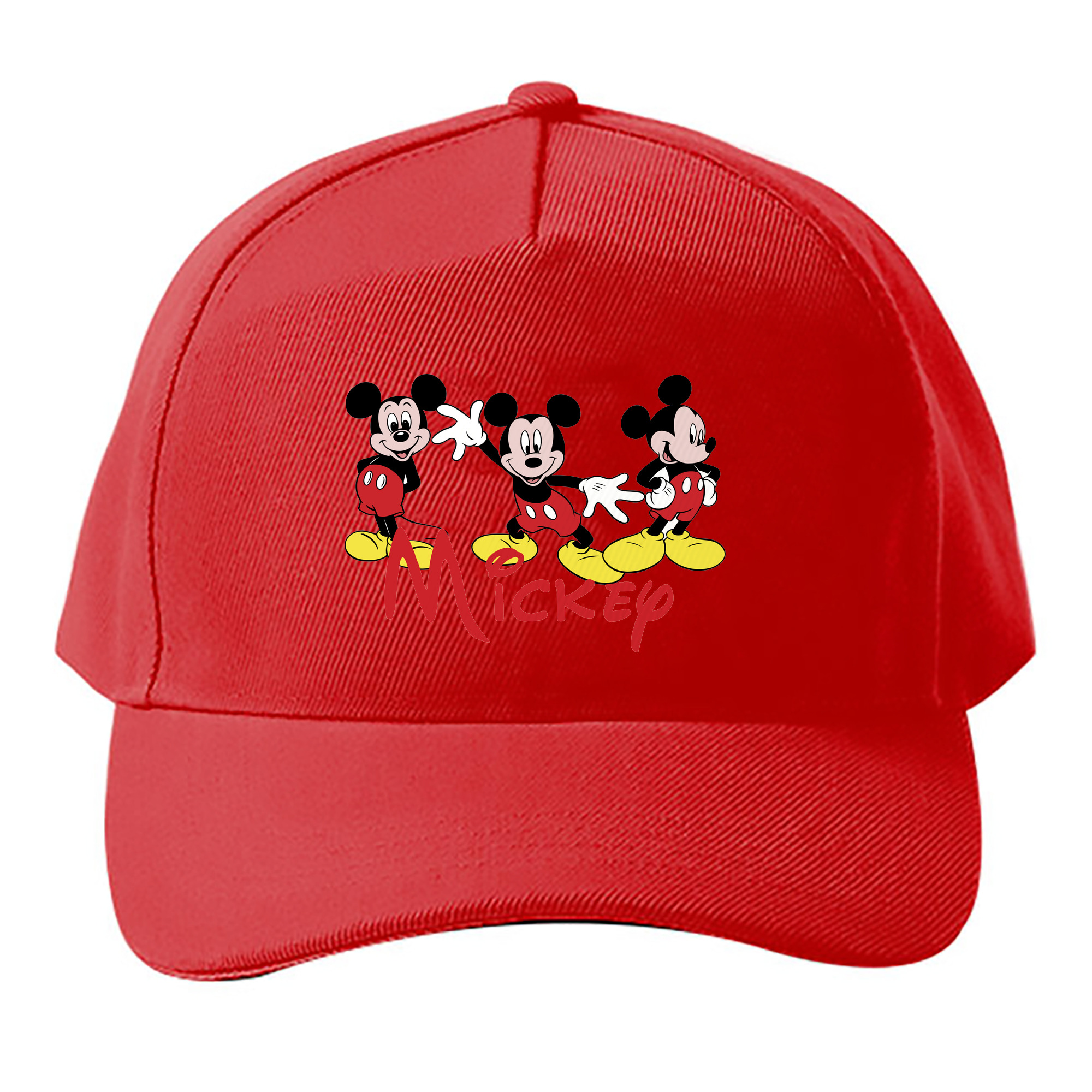 （画像用） ミッキーマウス Mickey Mouse ベースボールキャップ 綿100％ 男女兼用 帽子 スポーツ