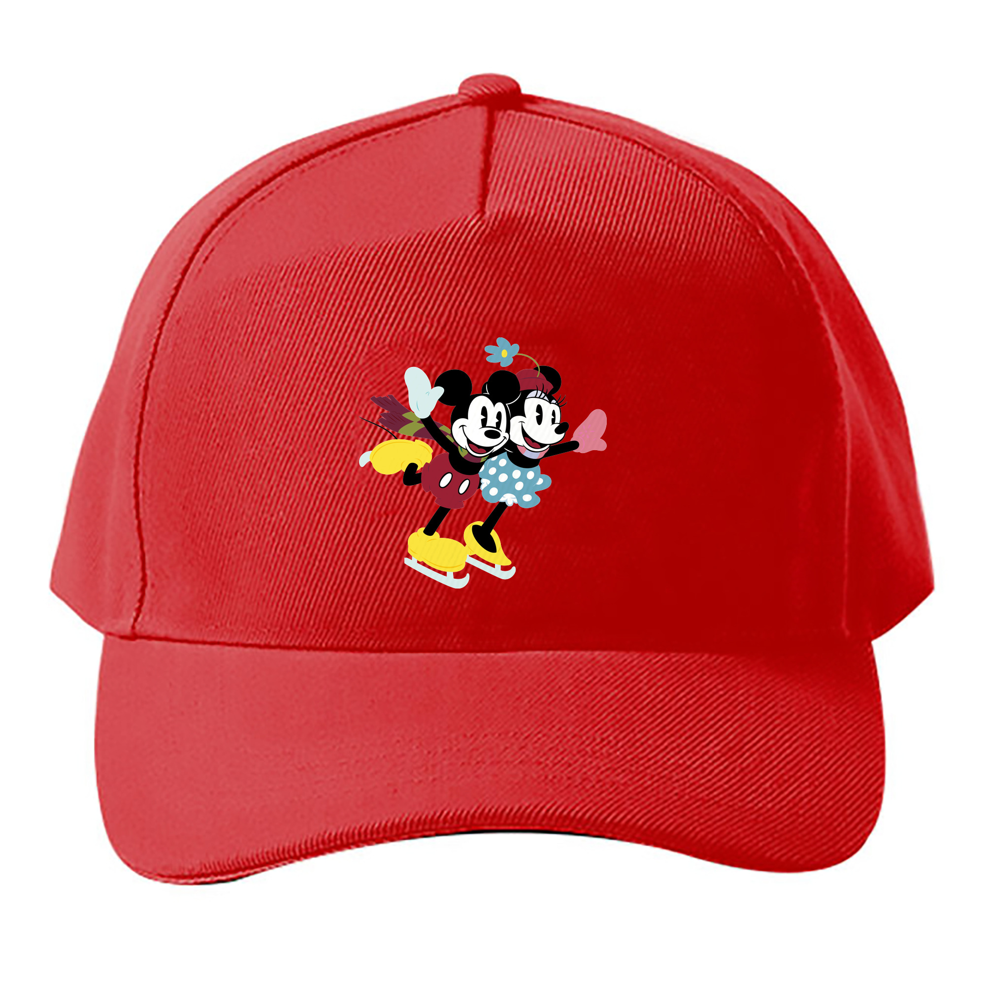 （画像用） ミッキーマウス Mickey Mouse ベースボールキャップ 綿100％ 男女兼用 帽子 スポーツ
