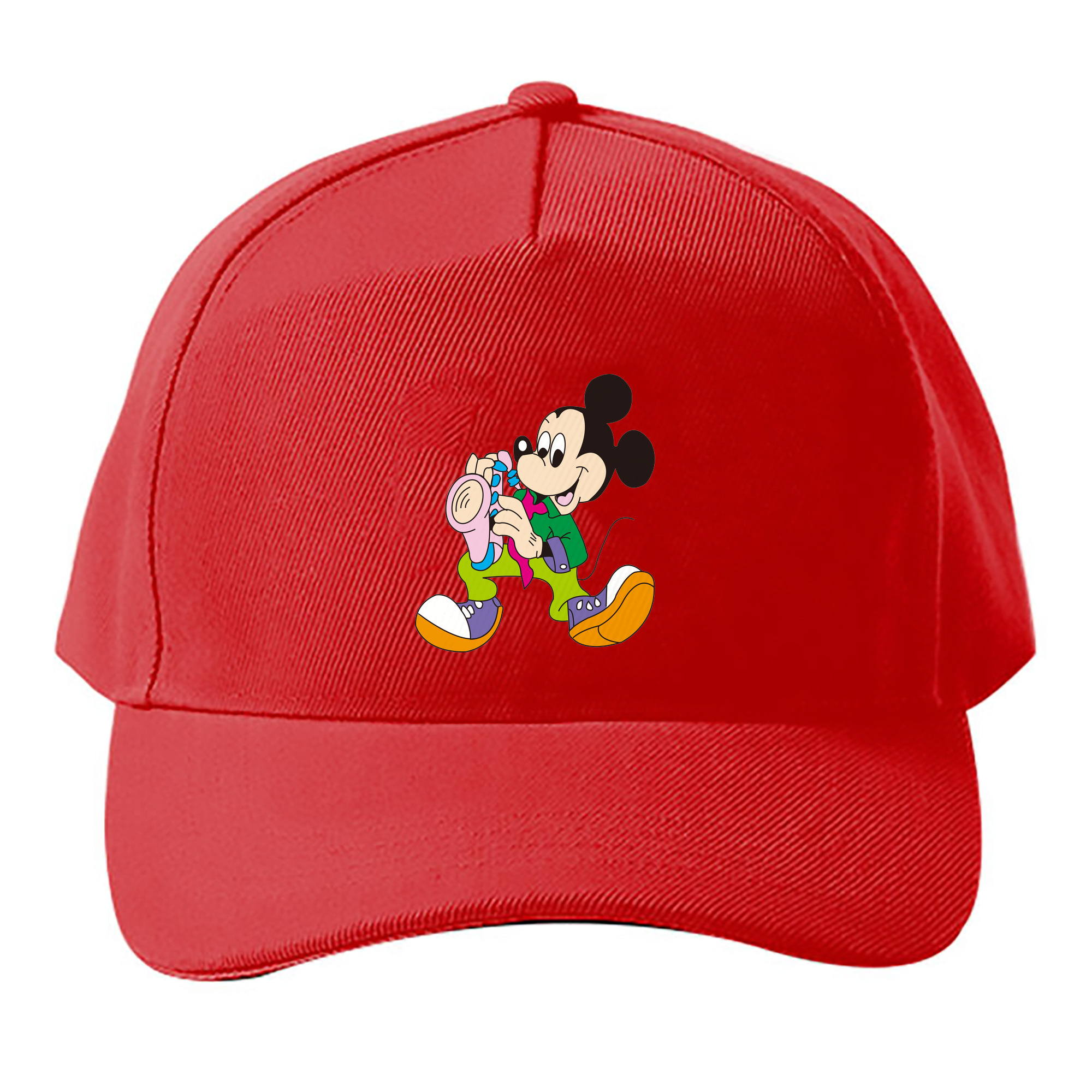 （画像用） ミッキーマウス Mickey Mouse ベースボールキャップ 綿100％ 男女兼用 帽子 スポーツ