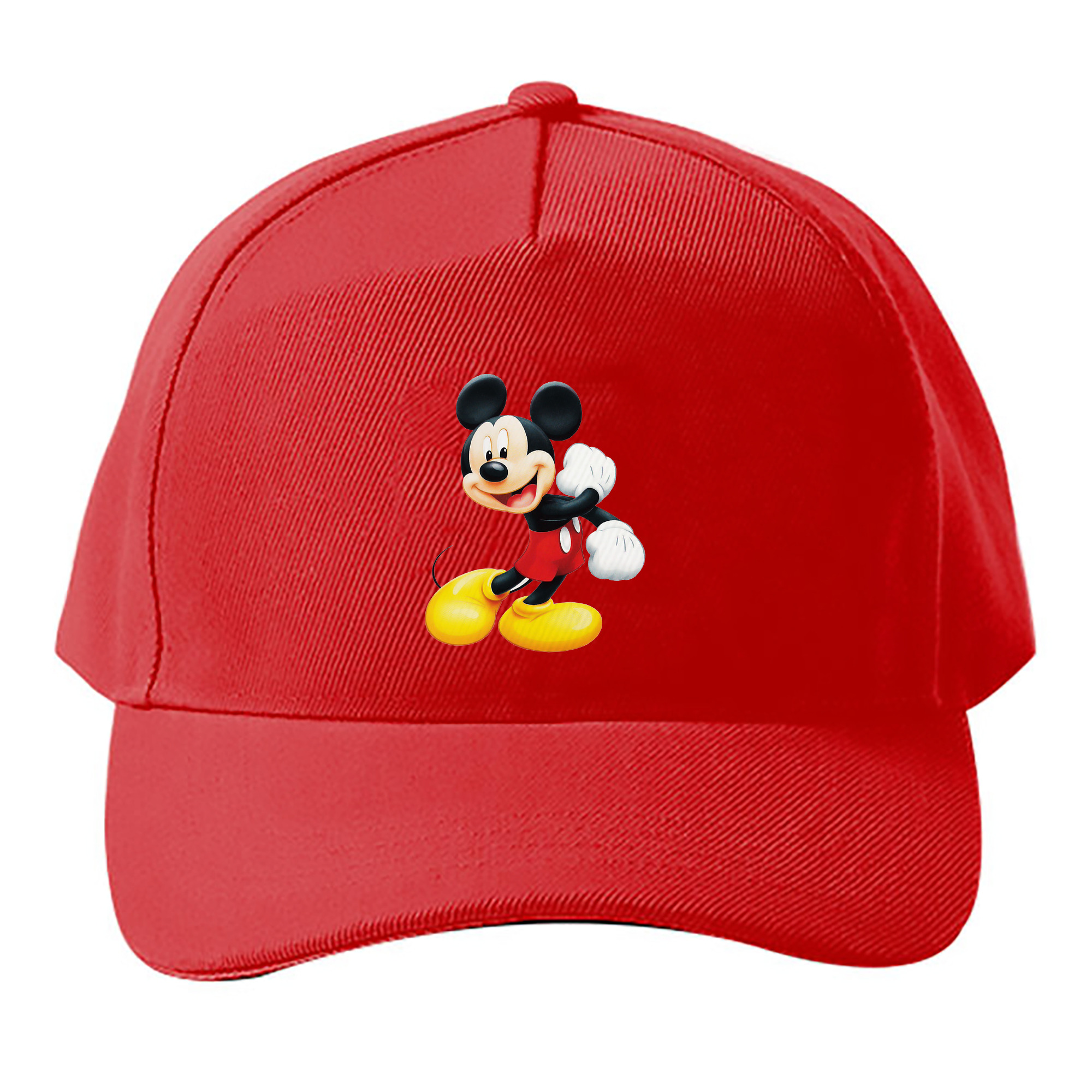 （画像用） ミッキーマウス Mickey Mouse ベースボールキャップ 綿100％ 男女兼用 帽子 スポーツ
