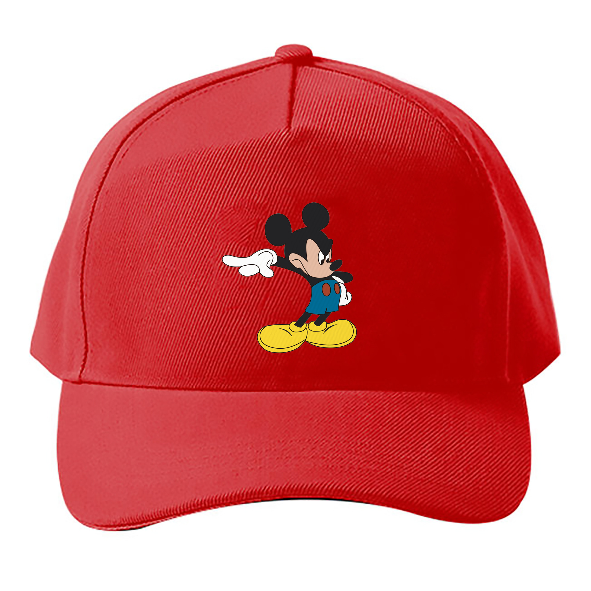 （画像用） ミッキーマウス Mickey Mouse ベースボールキャップ 綿100％ 男女兼用 帽子 スポーツ