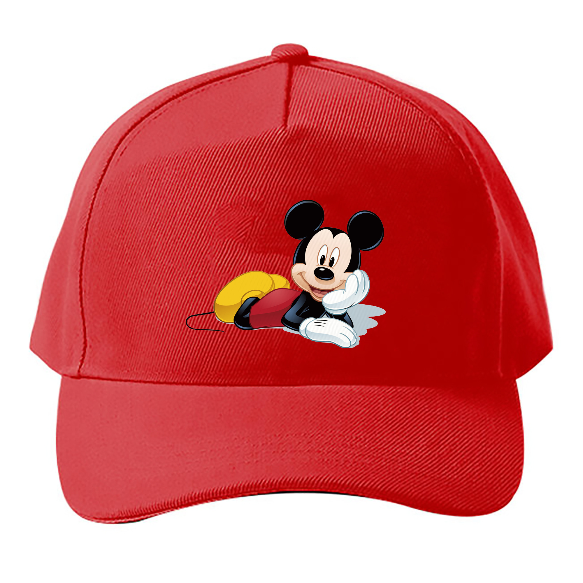 （画像用） ミッキーマウス Mickey Mouse ベースボールキャップ 綿100％ 男女兼用 帽子 スポーツ