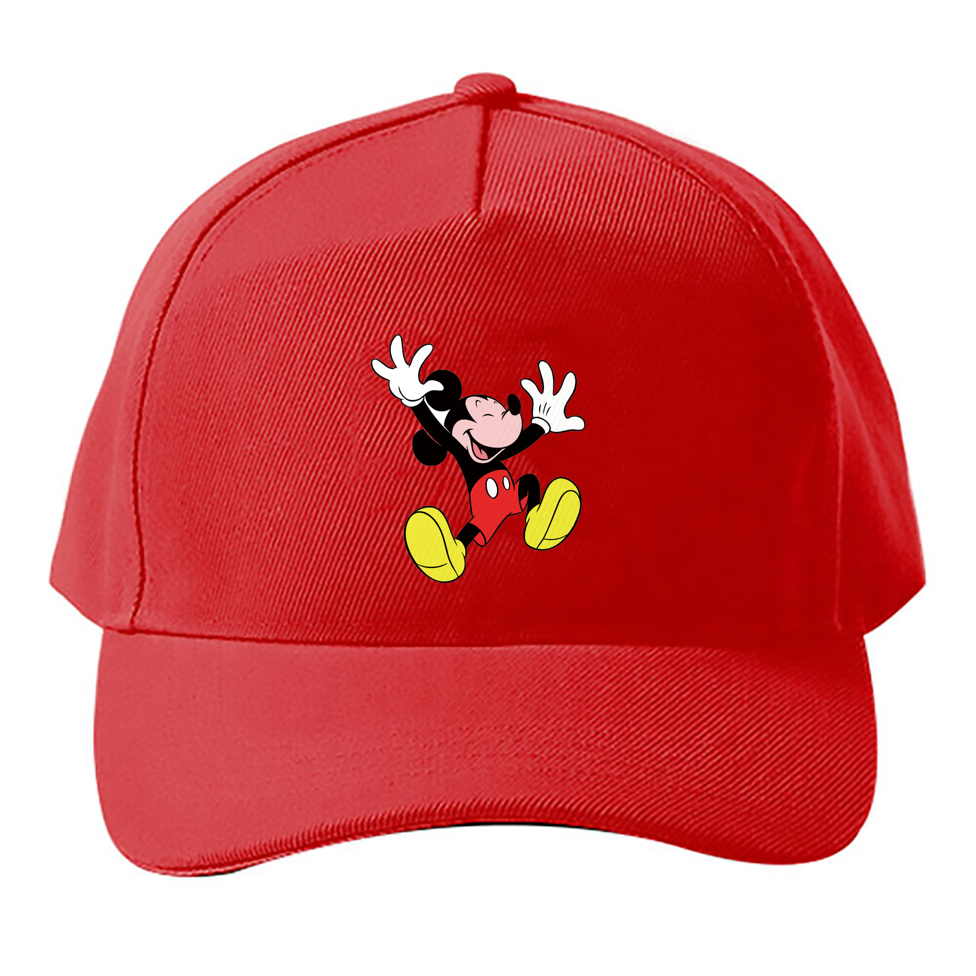 （画像用） ミッキーマウス Mickey Mouse ベースボールキャップ 綿100％ 男女兼用 帽子 スポーツ