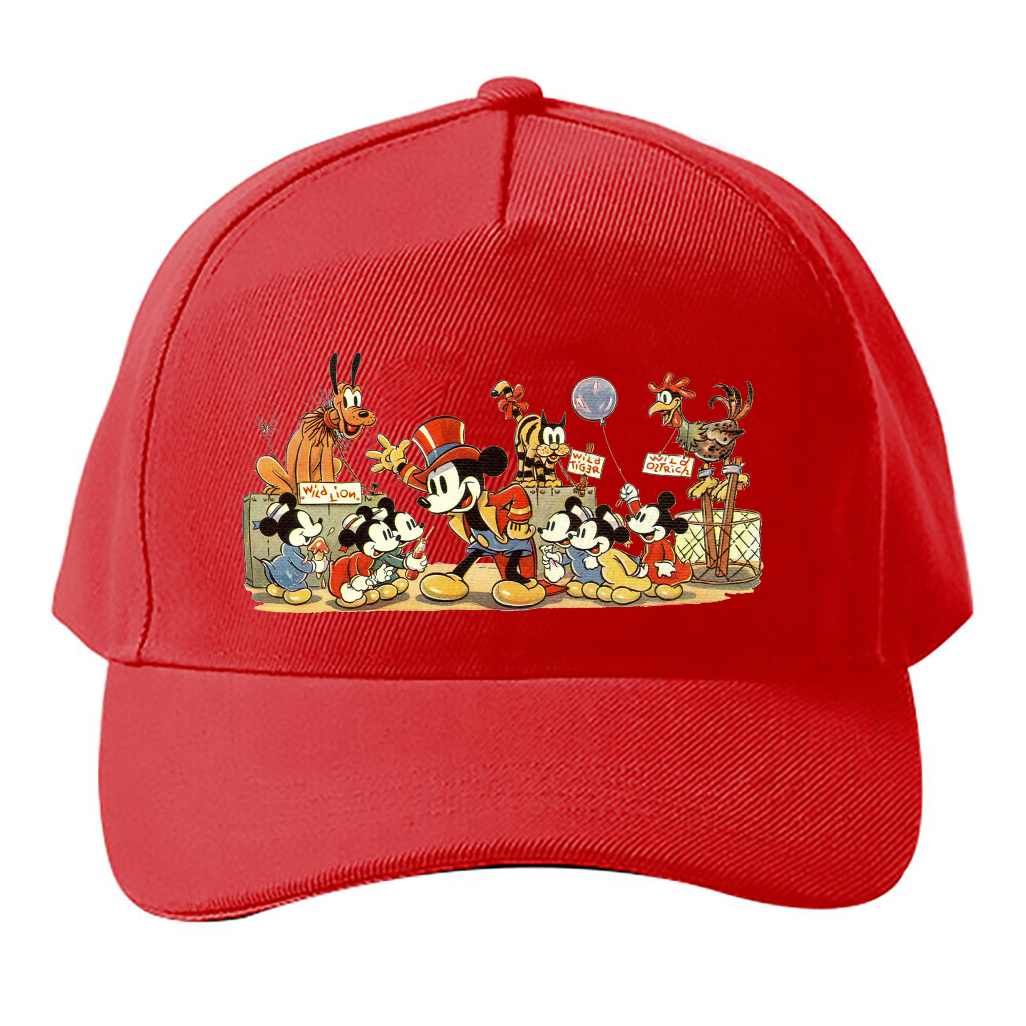 （画像用） ミッキーマウス Mickey Mouse ベースボールキャップ 綿100％ 男女兼用 帽子 スポーツ