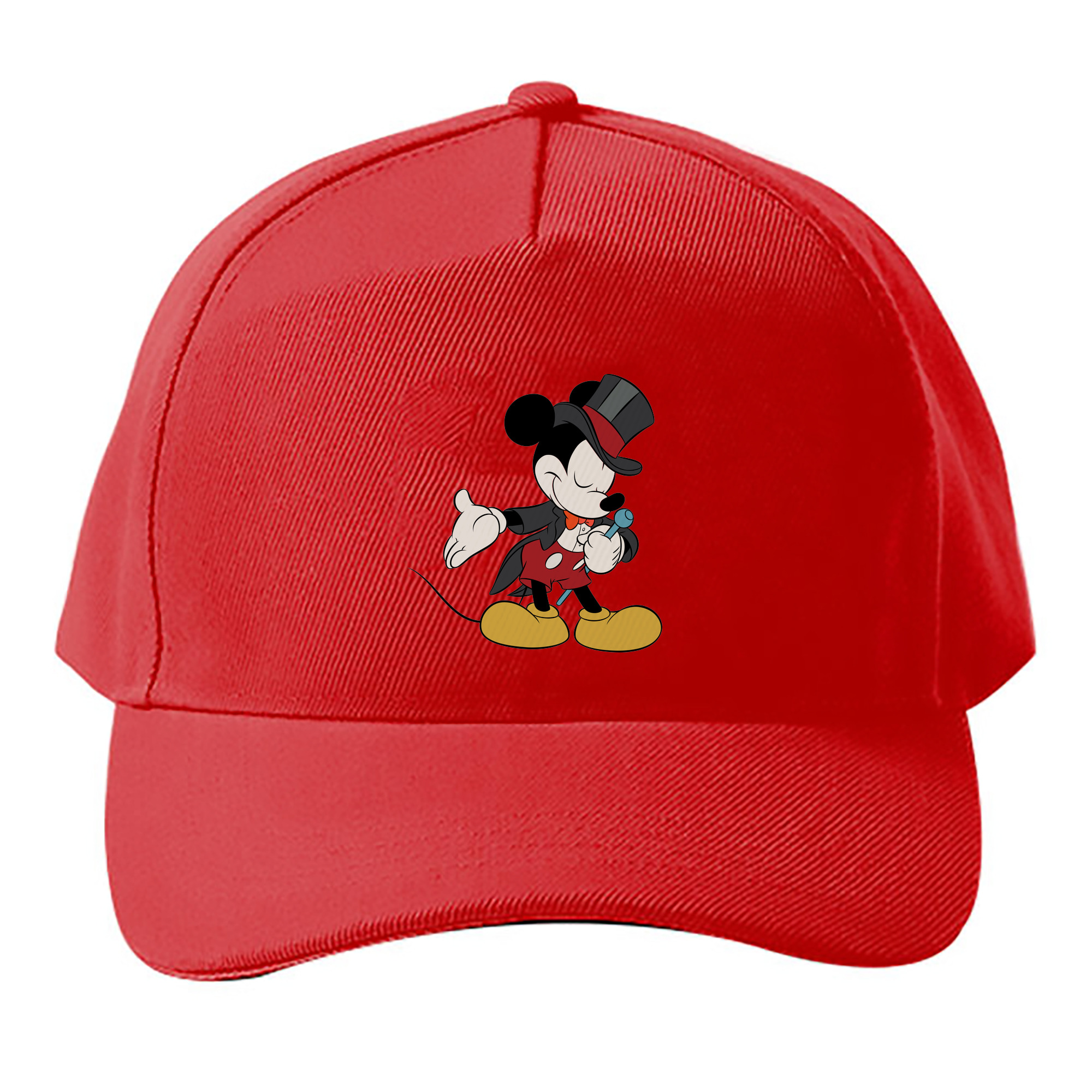 （画像用） ミッキーマウス Mickey Mouse ベースボールキャップ 綿100％ 男女兼用 帽子 スポーツ