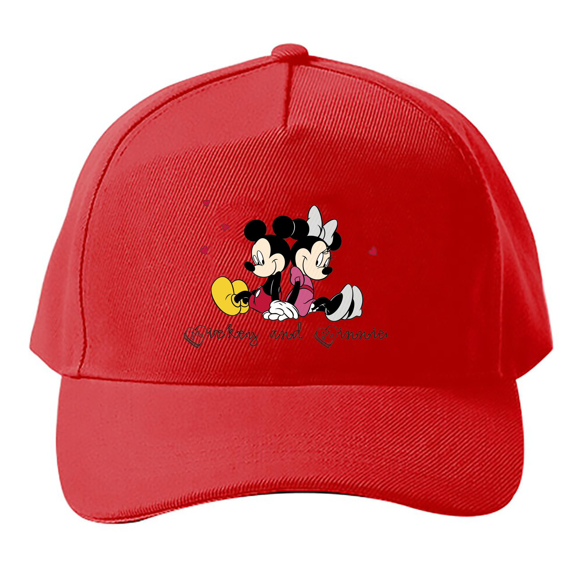 （画像用） ミッキーマウス Mickey Mouse ベースボールキャップ 綿100％ 男女兼用 帽子 スポーツ