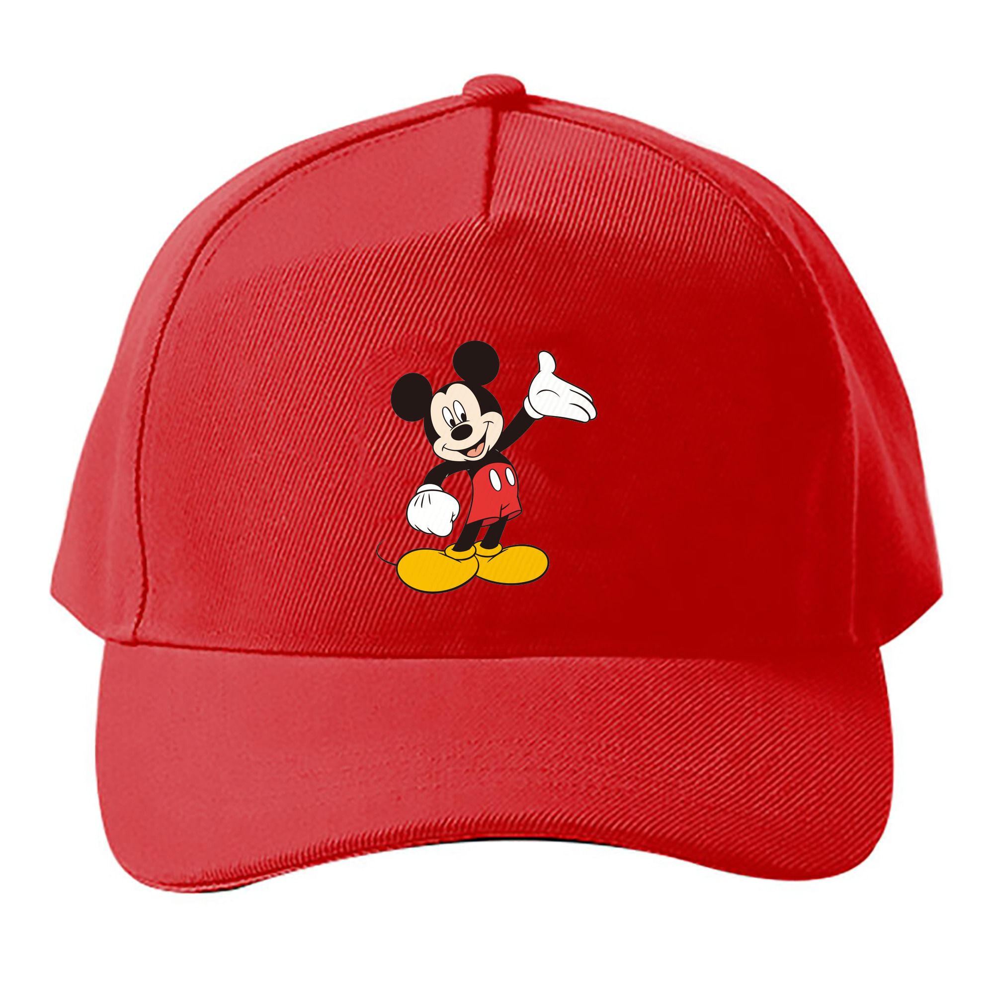 （画像用） ミッキーマウス Mickey Mouse ベースボールキャップ 綿100％ 男女兼用 帽子 スポーツ