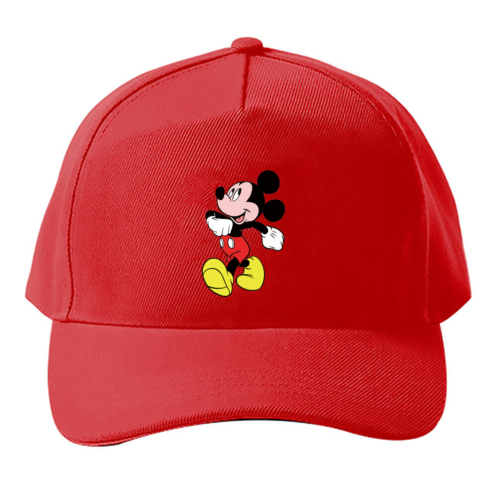 （画像用） ミッキーマウス Mickey Mouse ベースボールキャップ 綿100％ 男女兼用 帽子 スポーツ