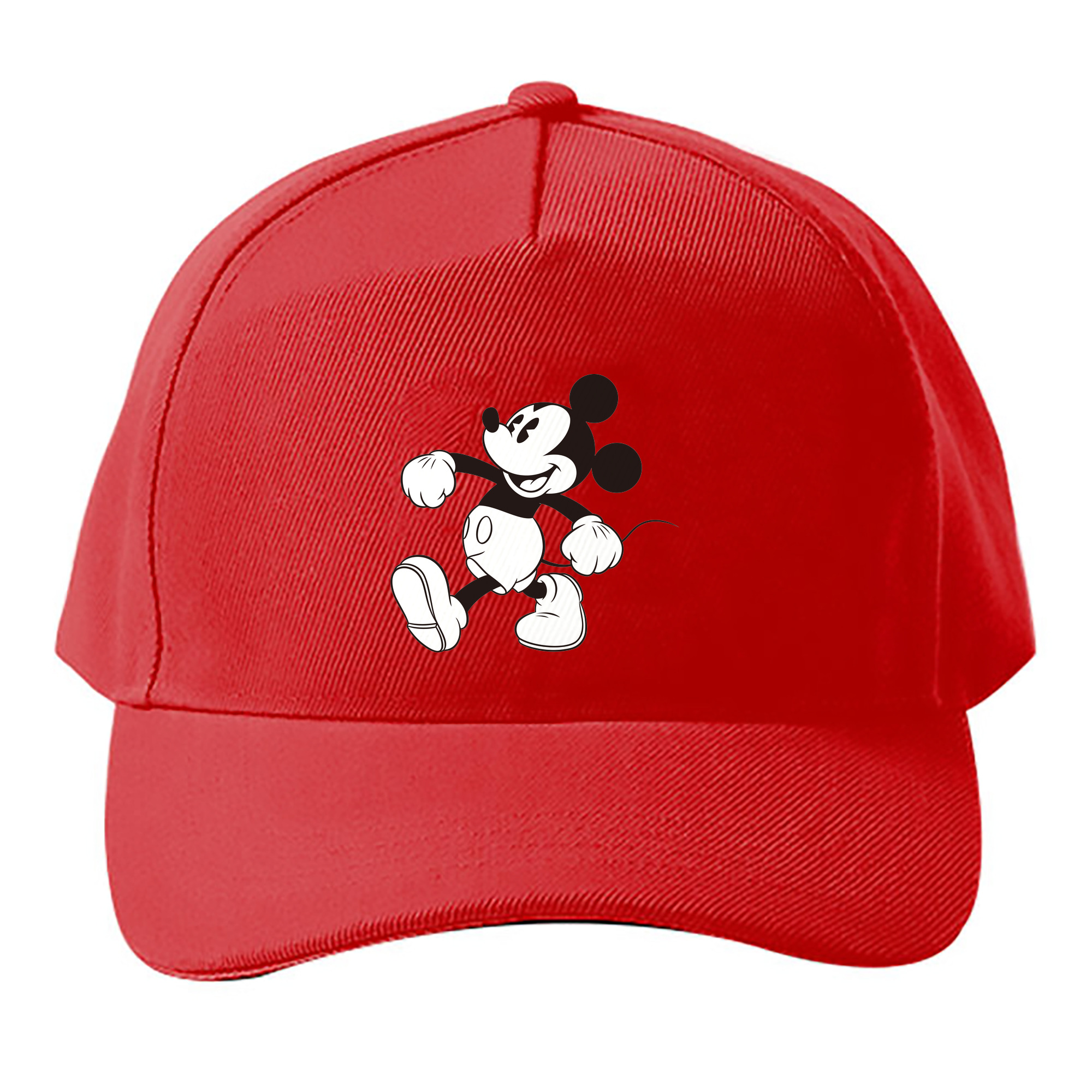 （画像用） ミッキーマウス Mickey Mouse ベースボールキャップ 綿100％ 男女兼用 帽子 スポーツ