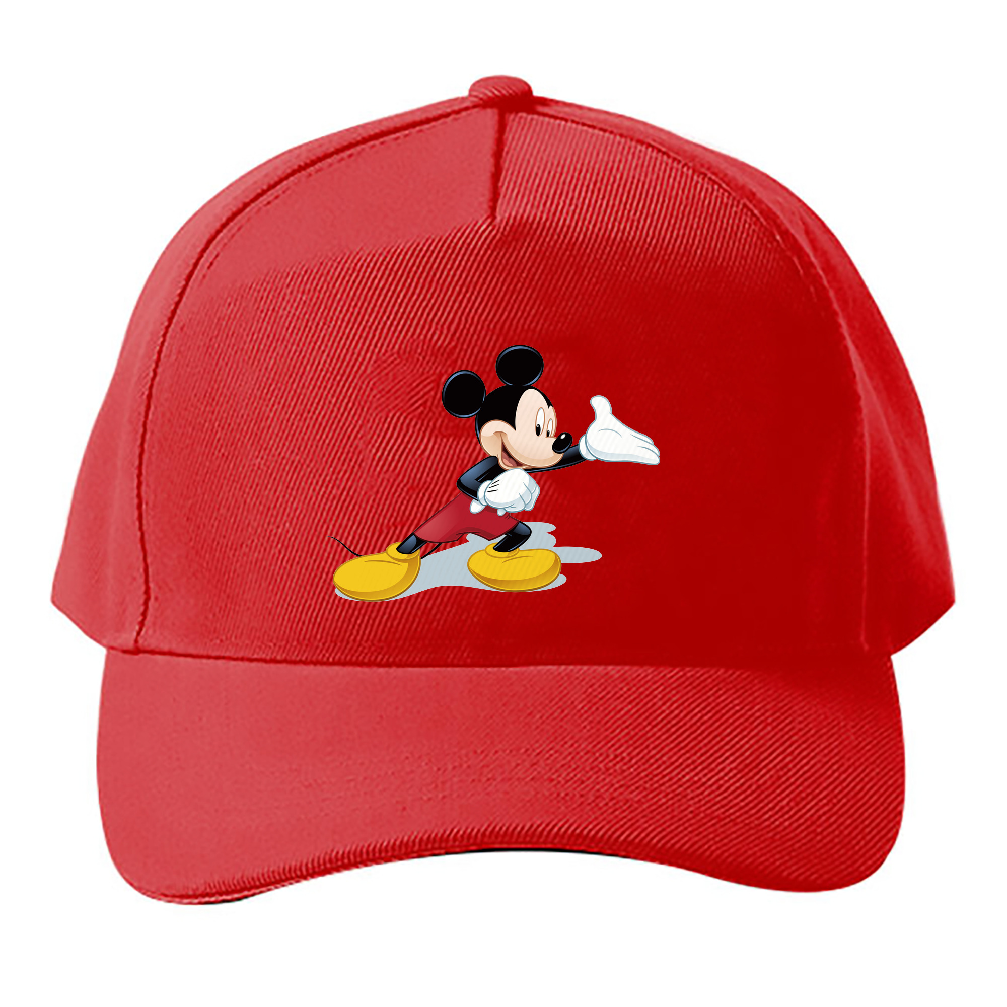 （画像用） ミッキーマウス Mickey Mouse ベースボールキャップ 綿100％ 男女兼用 帽子 スポーツ