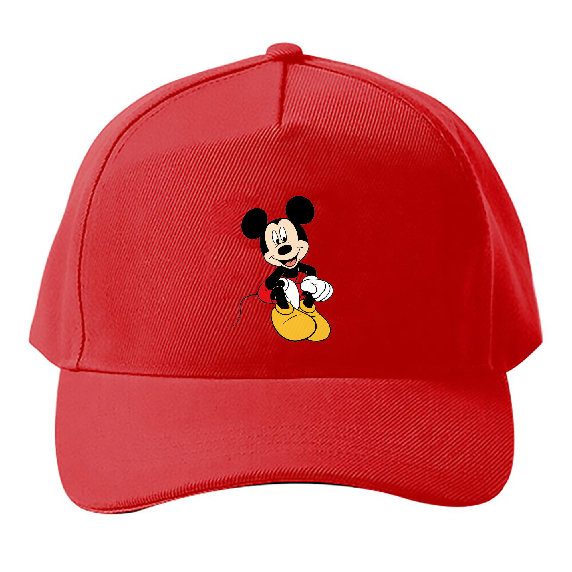 （画像用） ミッキーマウス Mickey Mouse ベースボールキャップ 綿100％ 男女兼用 帽子 スポーツ