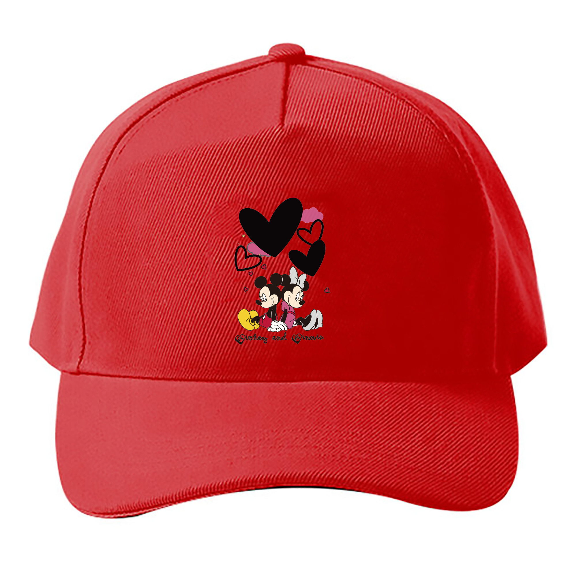 （画像用） ミッキーマウス Mickey Mouse ベースボールキャップ 綿100％ 男女兼用 帽子 スポーツ
