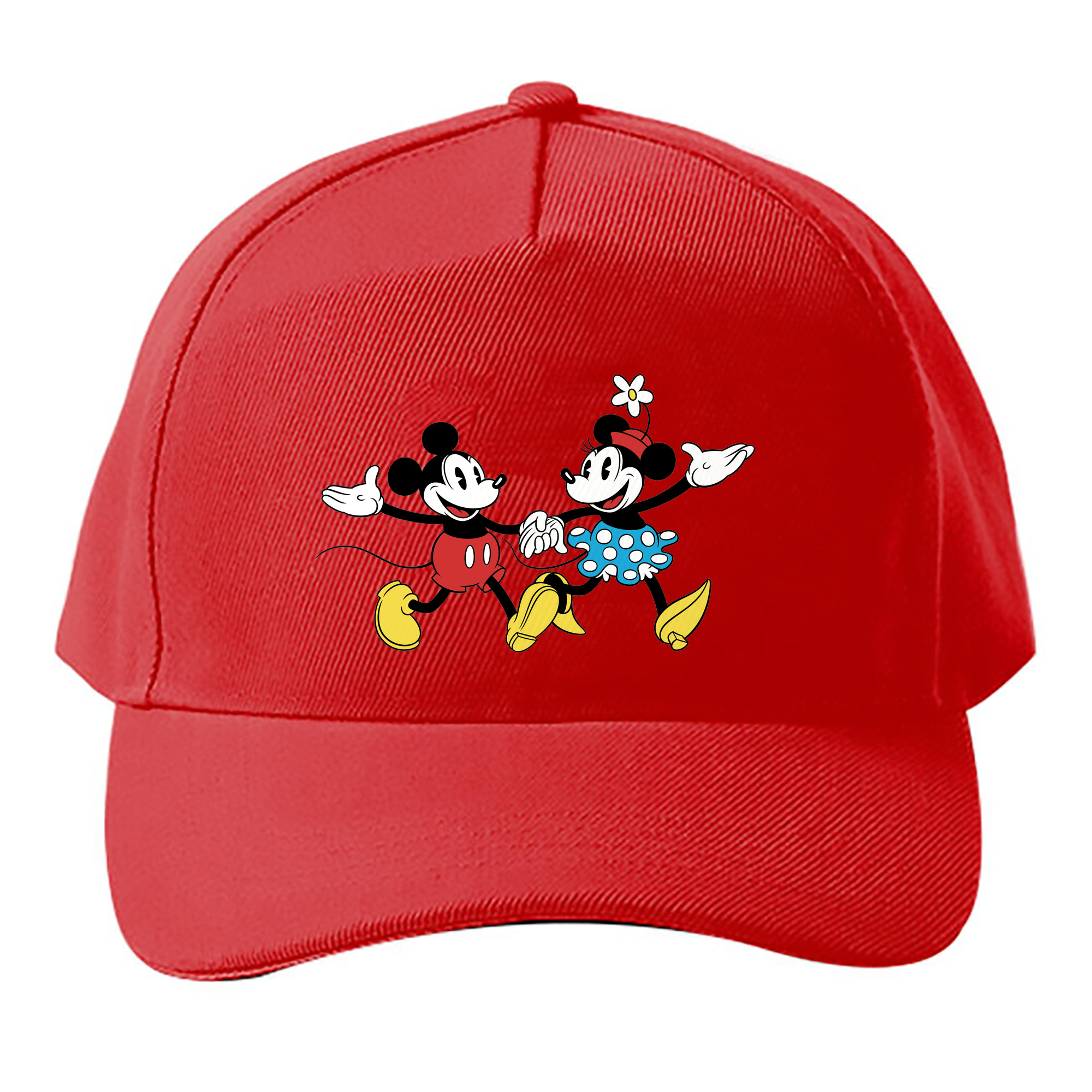（画像用） ミッキーマウス Mickey Mouse ベースボールキャップ 綿100％ 男女兼用 帽子 スポーツ