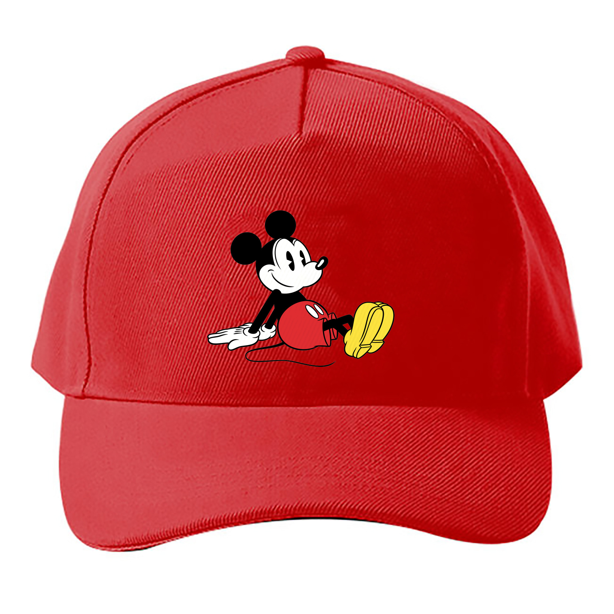 （画像用） ミッキーマウス Mickey Mouse ベースボールキャップ 綿100％ 男女兼用 帽子 スポーツ