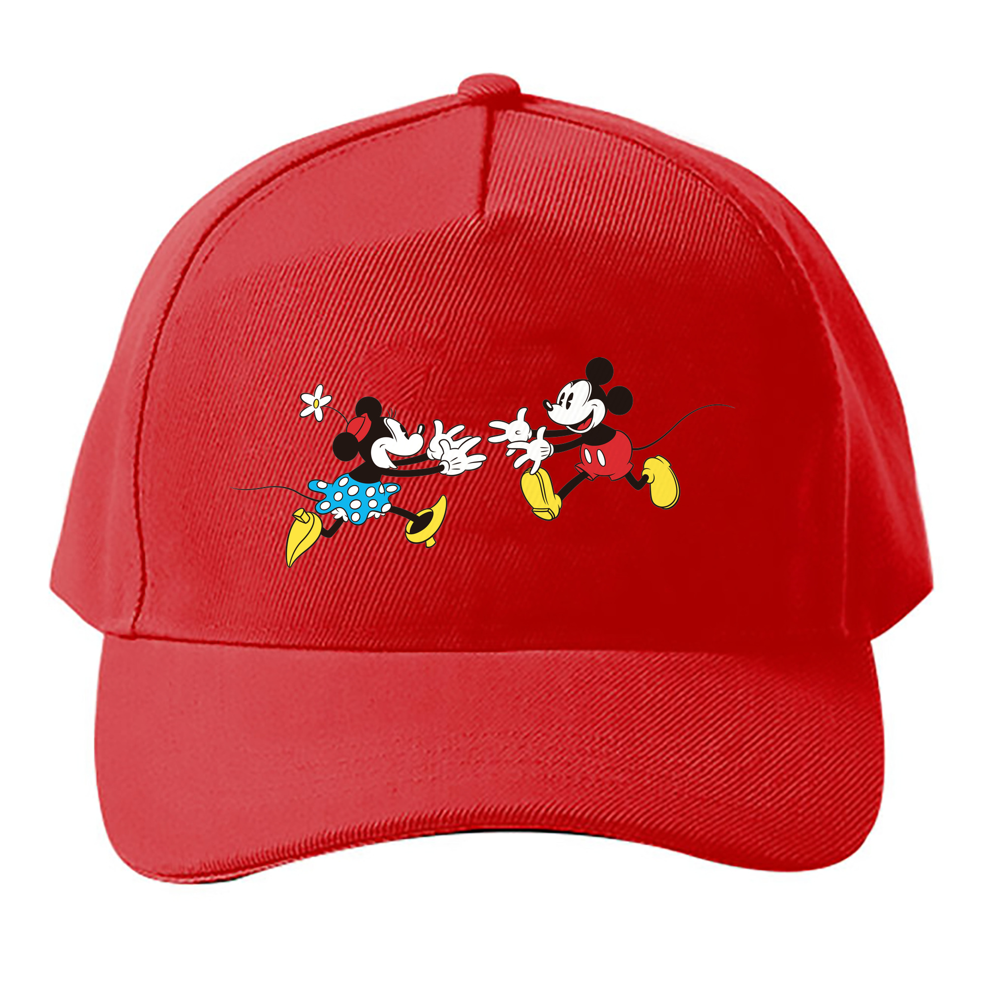 （画像用） ミッキーマウス Mickey Mouse ベースボールキャップ 綿100％ 男女兼用 帽子 スポーツ