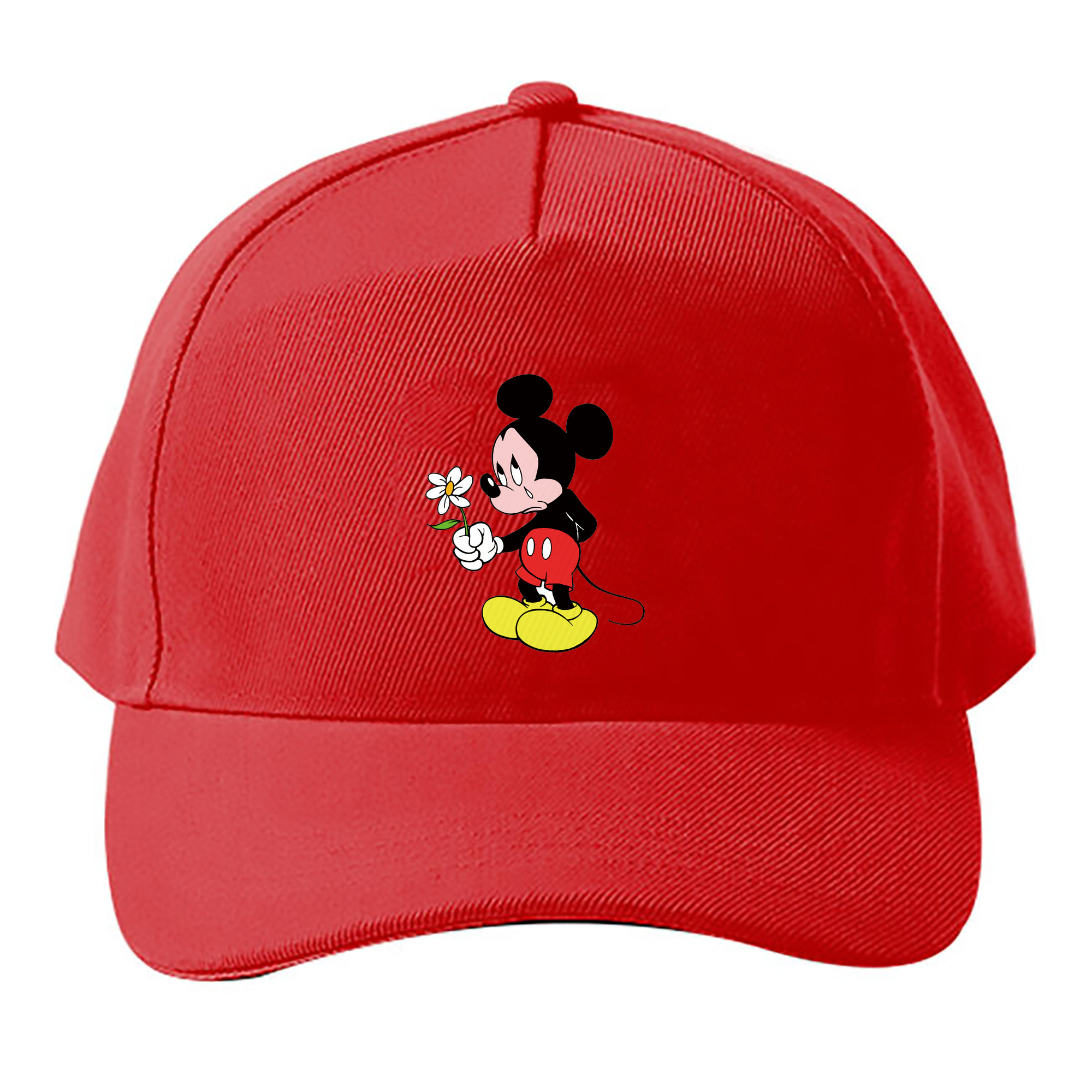 （画像用） ミッキーマウス Mickey Mouse ベースボールキャップ 綿100％ 男女兼用 帽子 スポーツ