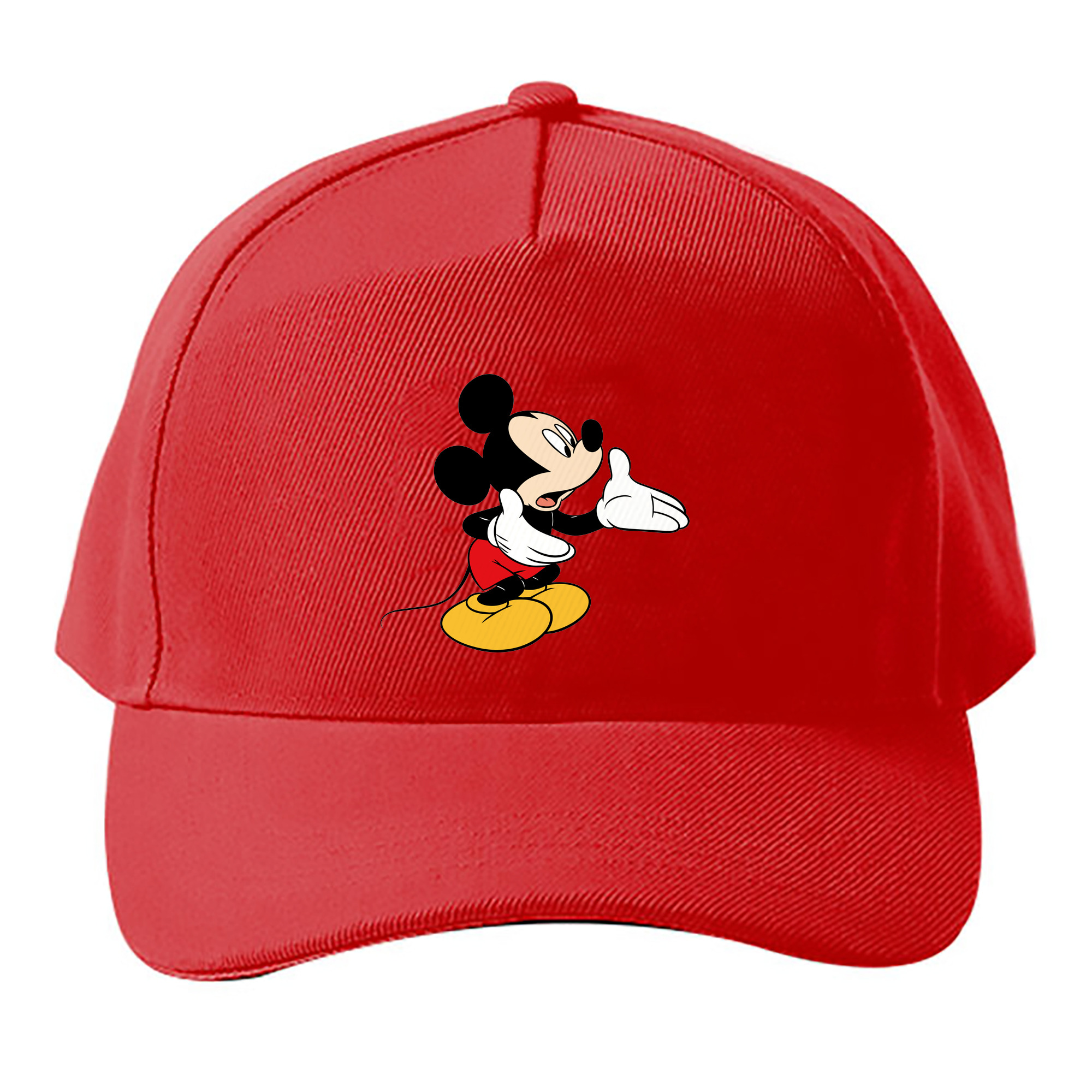 （画像用） ミッキーマウス Mickey Mouse ベースボールキャップ 綿100％ 男女兼用 帽子 スポーツ