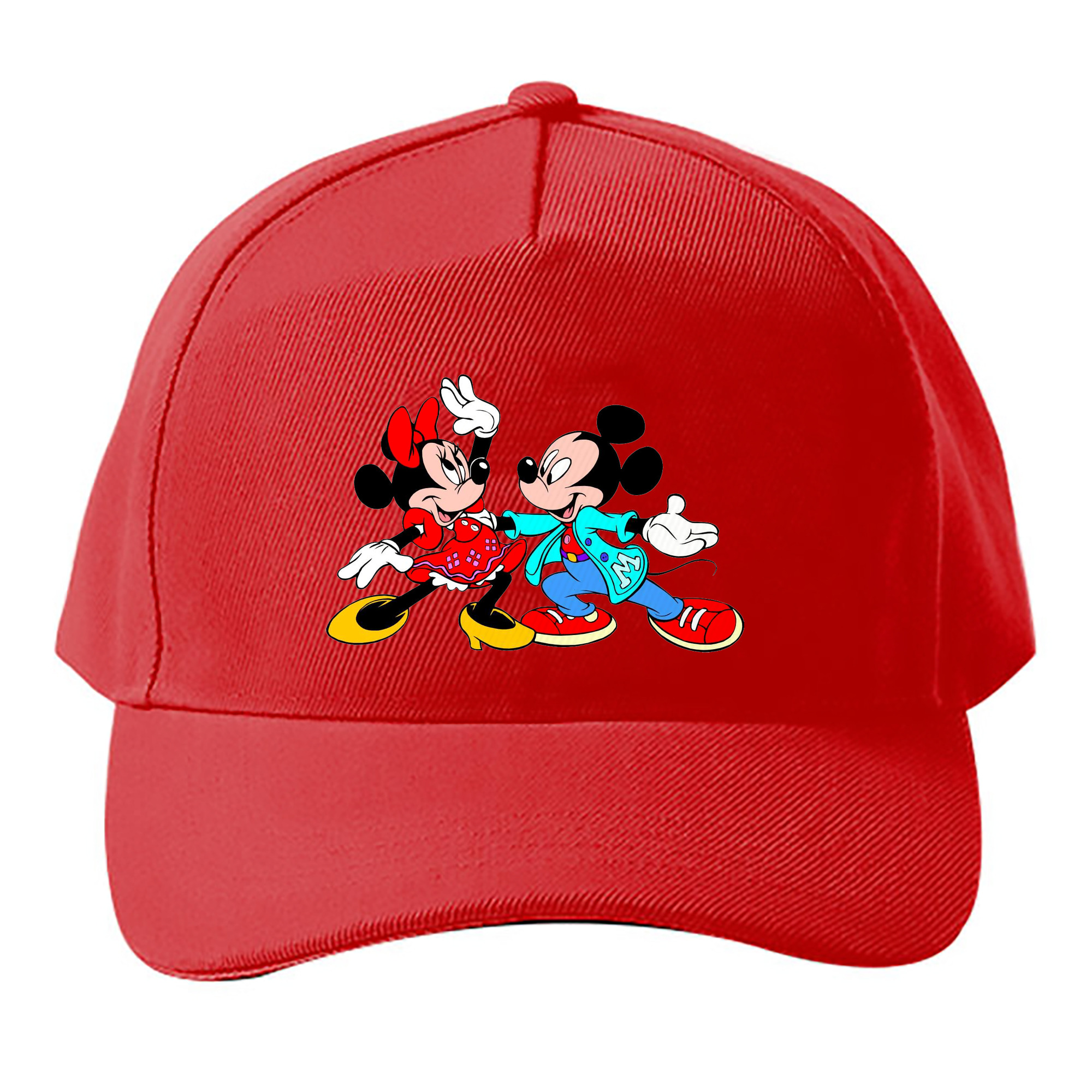 （画像用） ミッキーマウス Mickey Mouse ベースボールキャップ 綿100％ 男女兼用 帽子 スポーツ