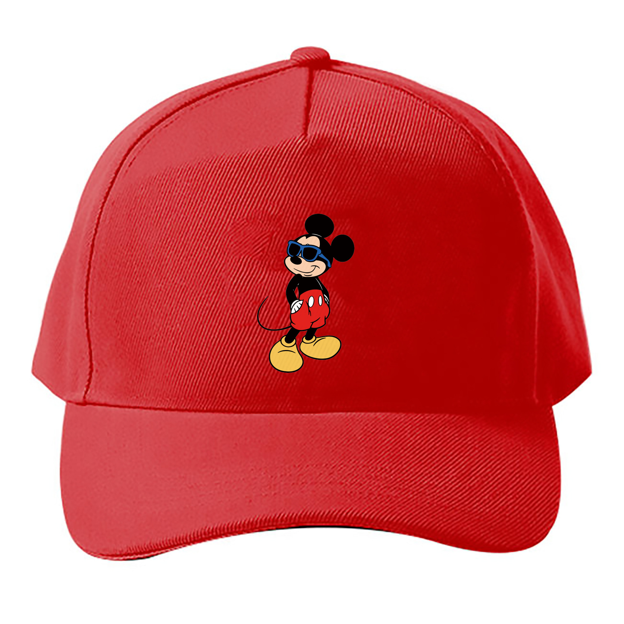 （画像用） ミッキーマウス Mickey Mouse ベースボールキャップ 綿100％ 男女兼用 帽子 スポーツ