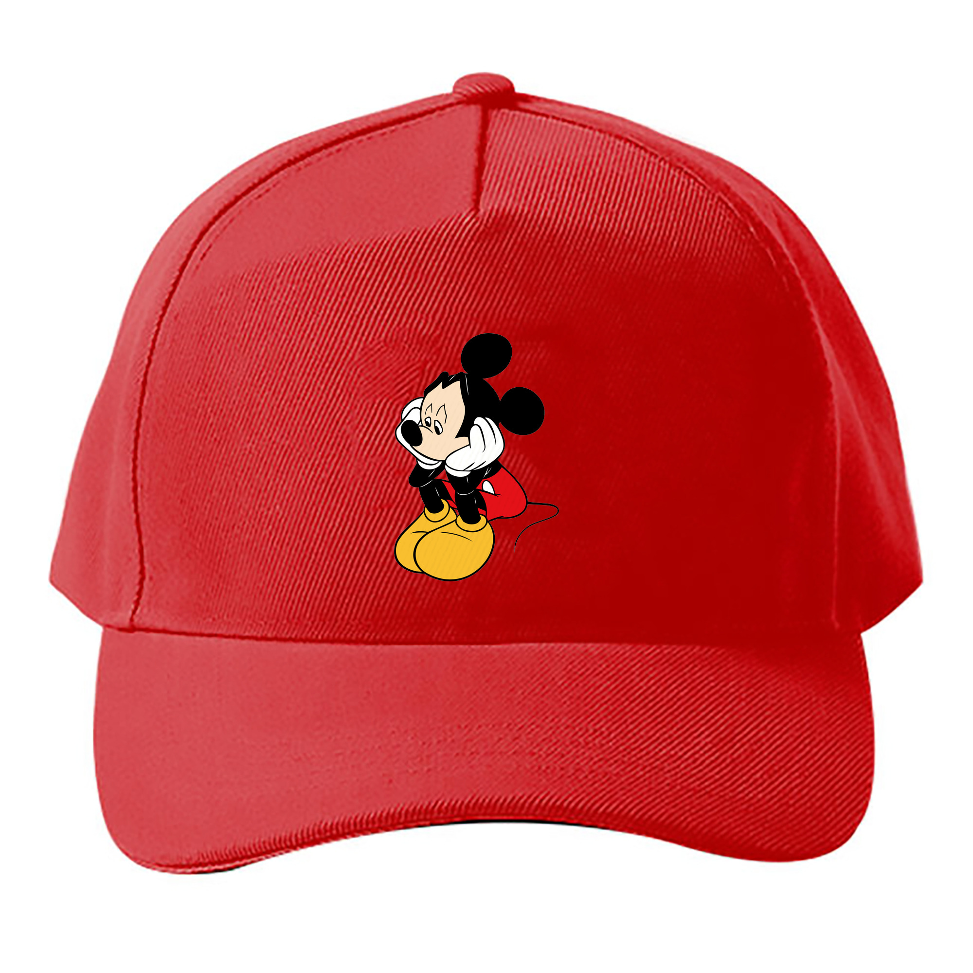 （画像用） ミッキーマウス Mickey Mouse ベースボールキャップ 綿100％ 男女兼用 帽子 スポーツ