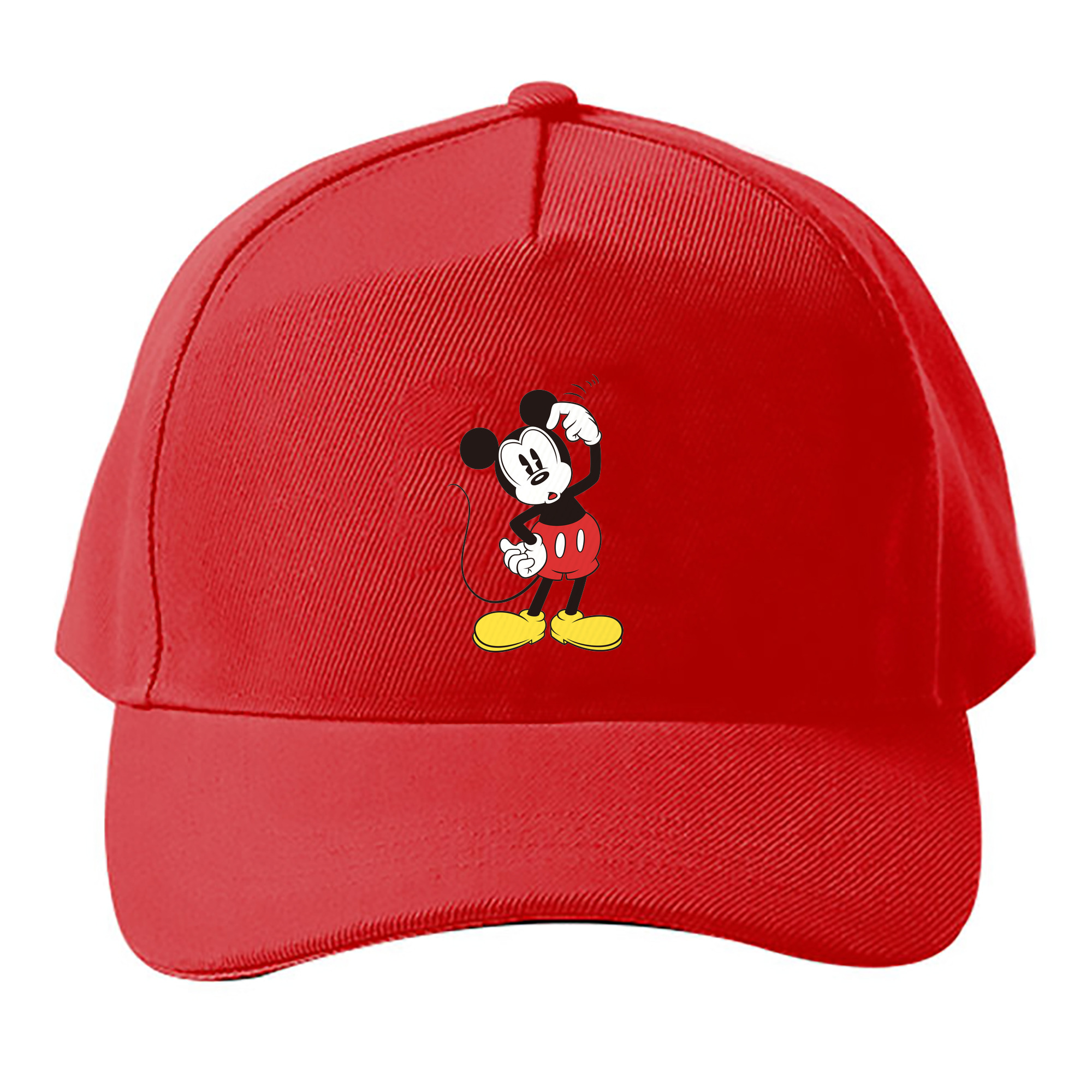 （画像用） ミッキーマウス Mickey Mouse ベースボールキャップ 綿100％ 男女兼用 帽子 スポーツ