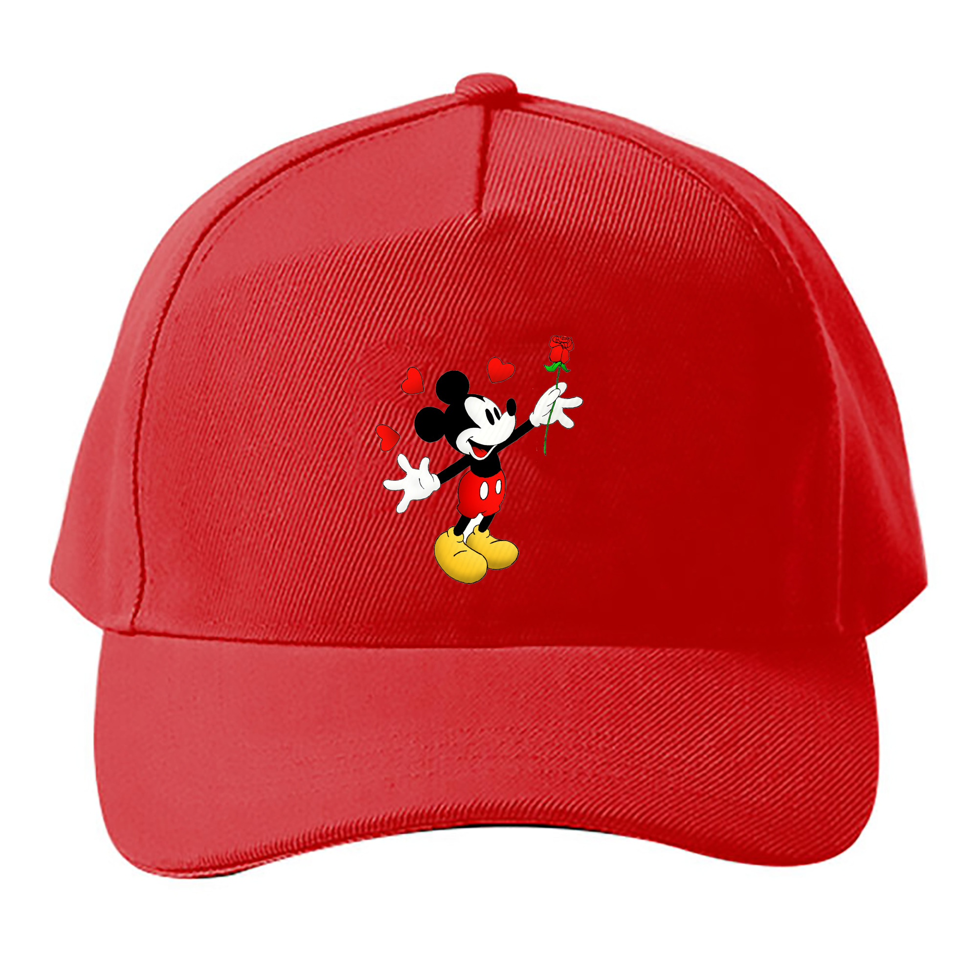 （画像用） ミッキーマウス Mickey Mouse ベースボールキャップ 綿100％ 男女兼用 帽子 スポーツ