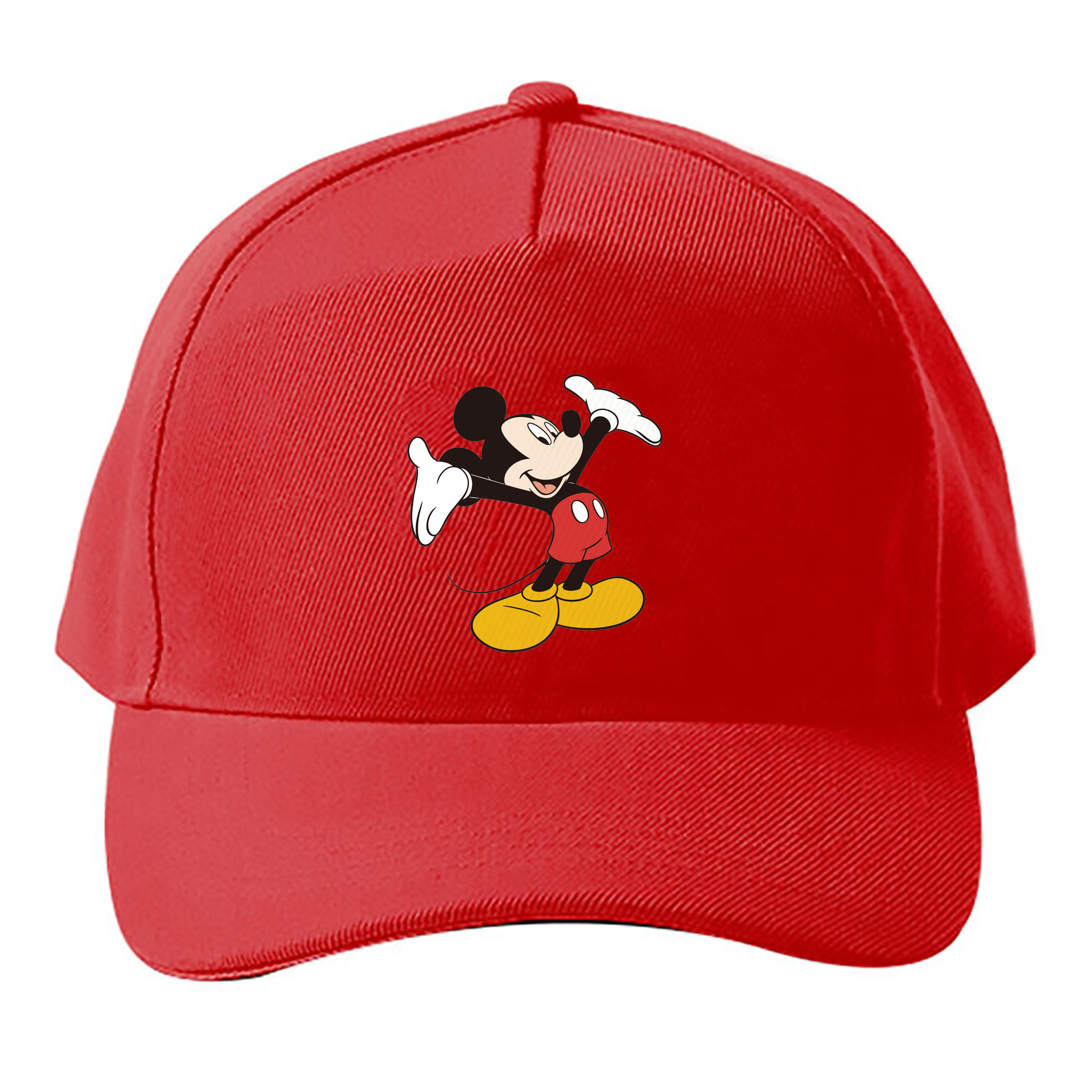 （画像用） ミッキーマウス Mickey Mouse ベースボールキャップ 綿100％ 男女兼用 帽子 スポーツ