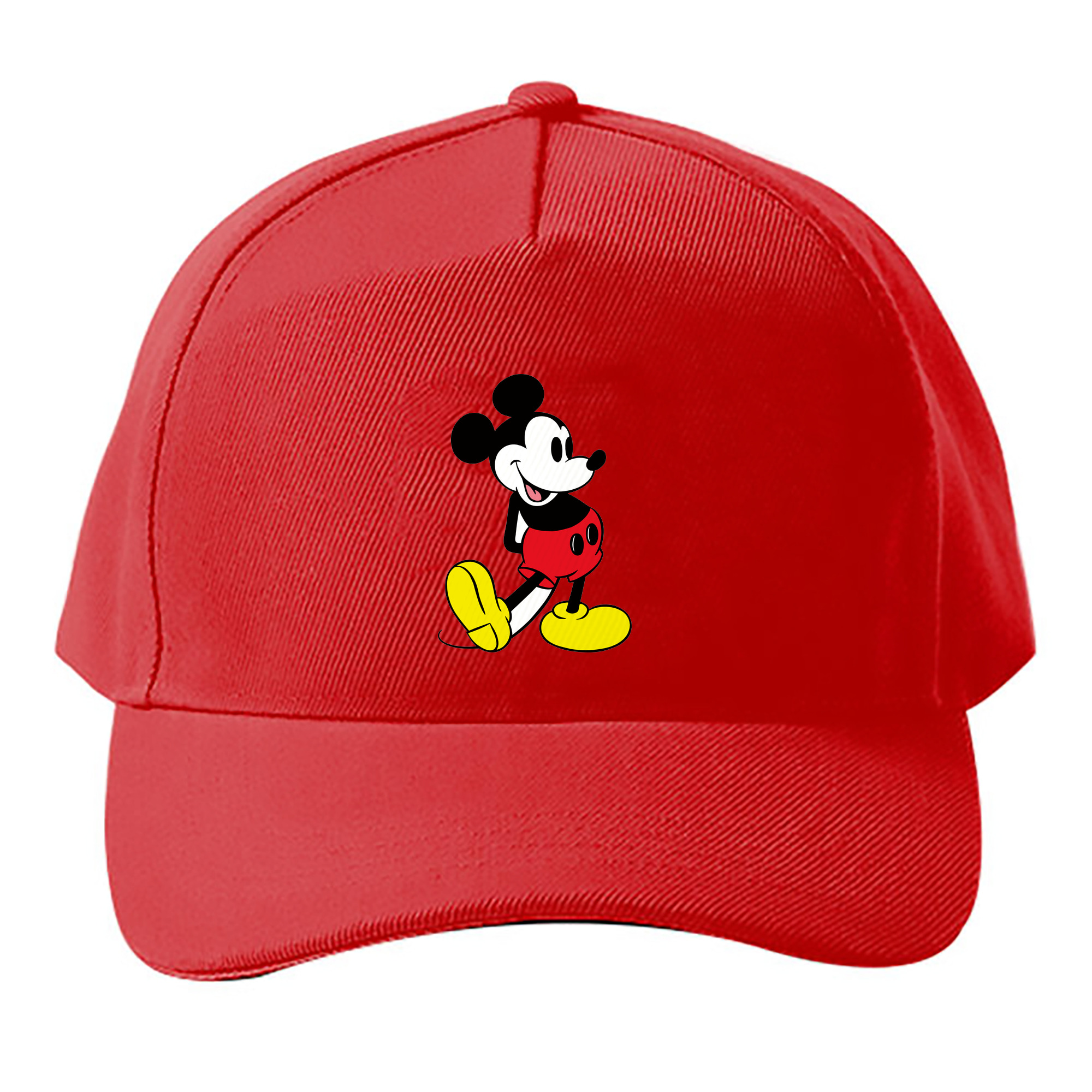 （画像用） ミッキーマウス Mickey Mouse ベースボールキャップ 綿100％ 男女兼用 帽子 スポーツ