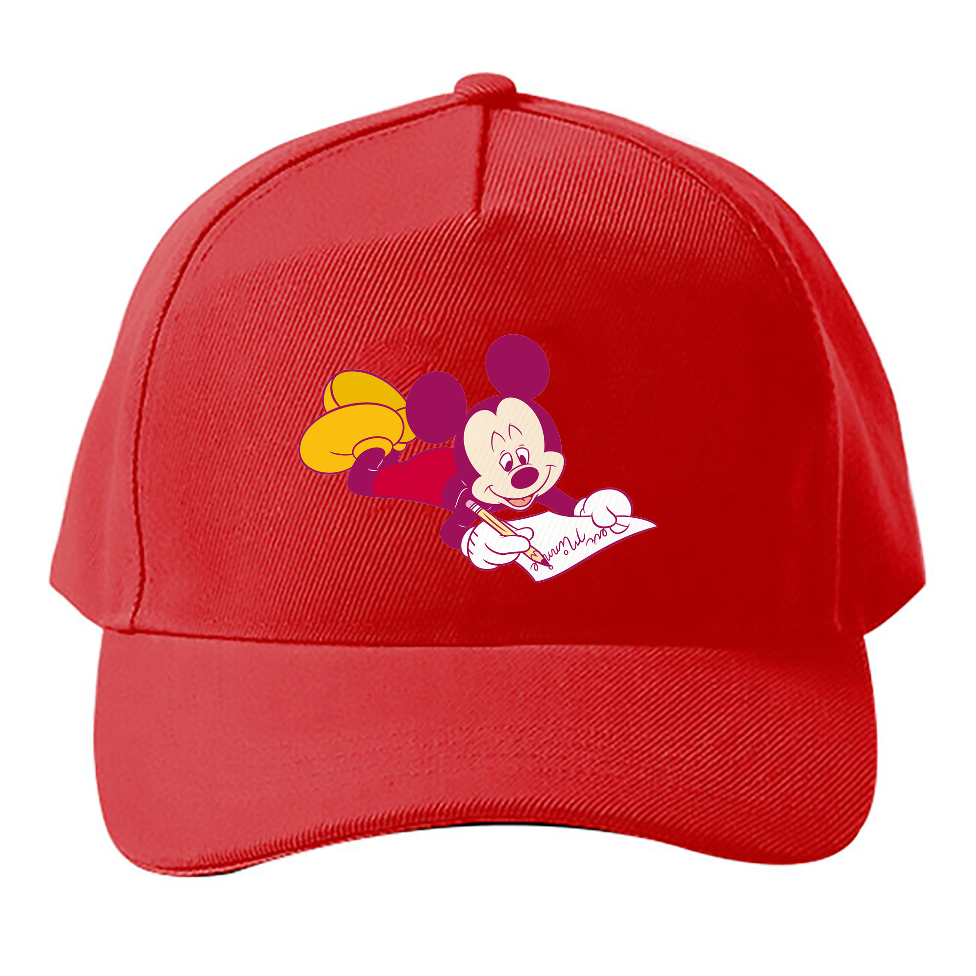 （画像用） ミッキーマウス Mickey Mouse ベースボールキャップ 綿100％ 男女兼用 帽子 スポーツ