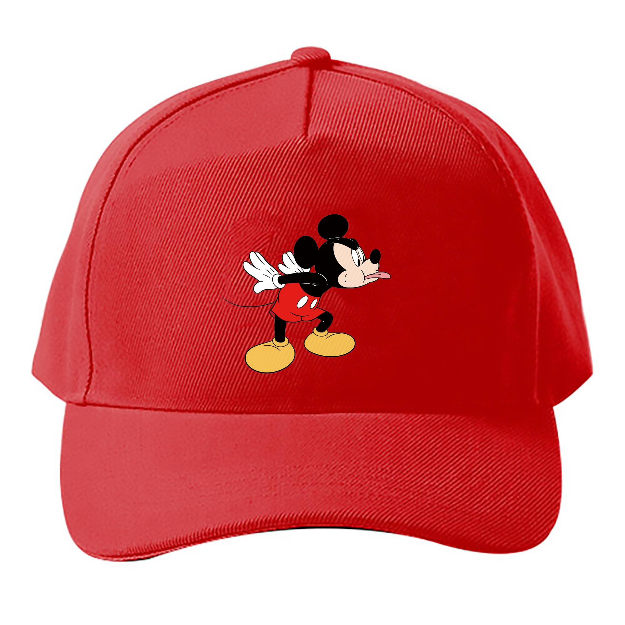 （画像用） ミッキーマウス Mickey Mouse ベースボールキャップ 綿100％ 男女兼用 帽子 スポーツ